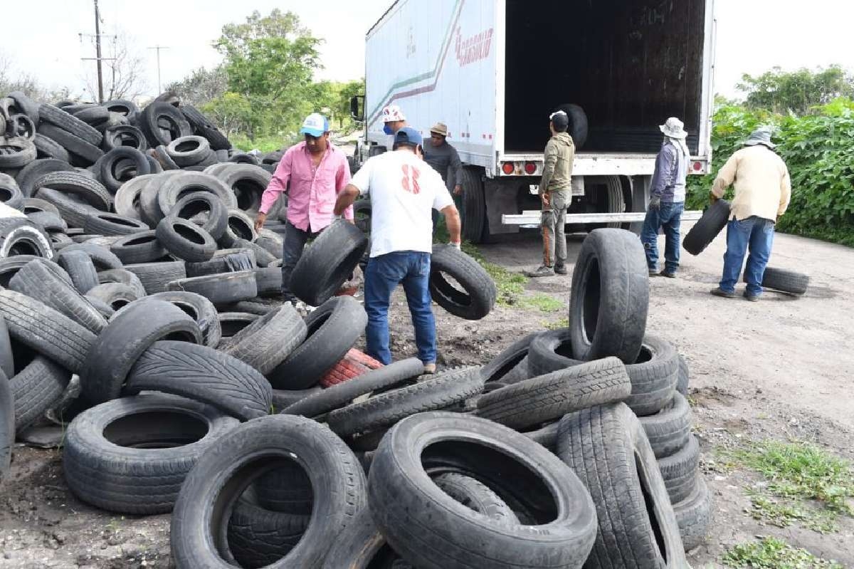 Recolectan 14 toneladas de llantas en Cuautla