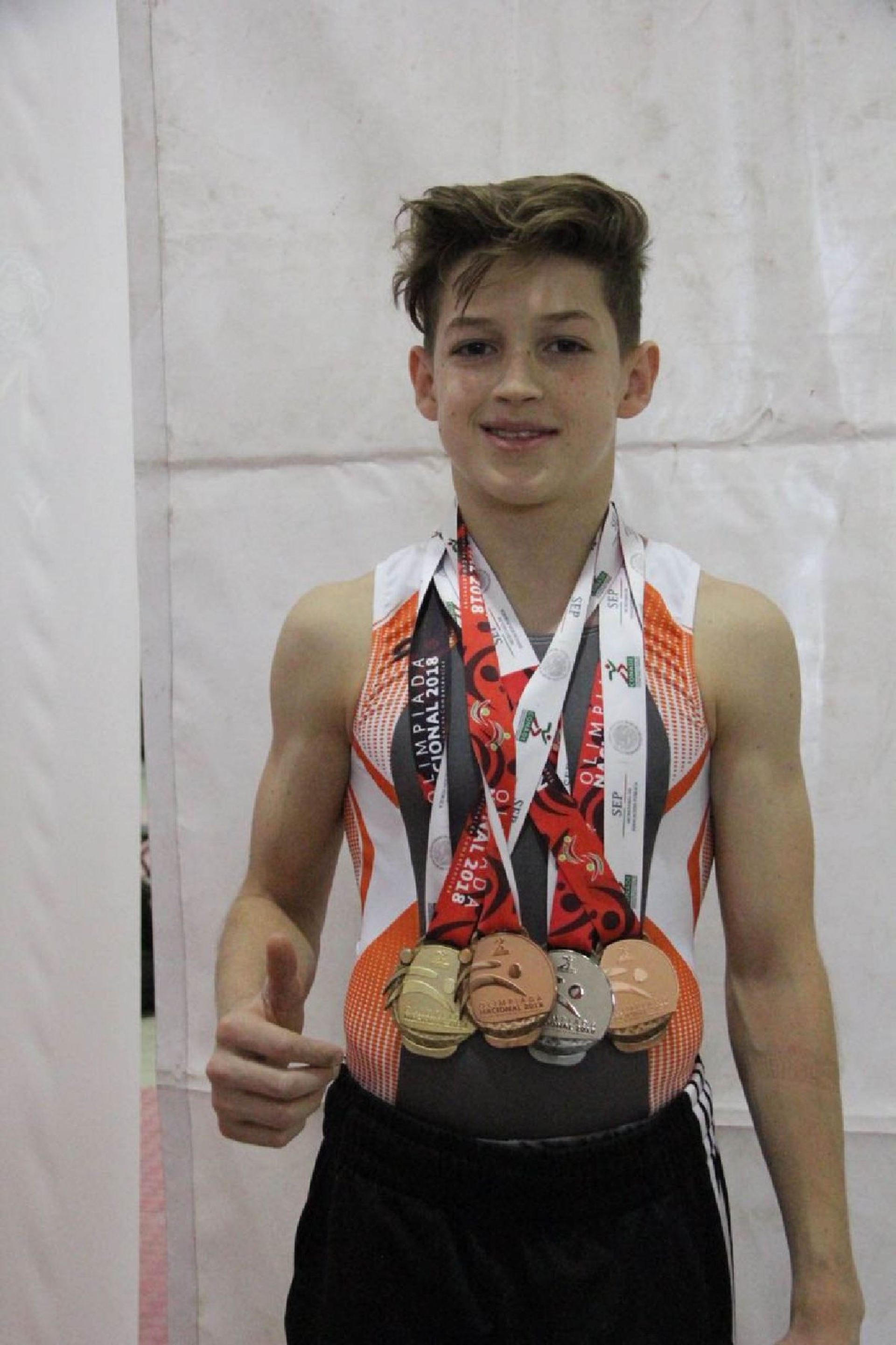 Paulino Razo gana cuatro medallas en la Olimpiada Nacional