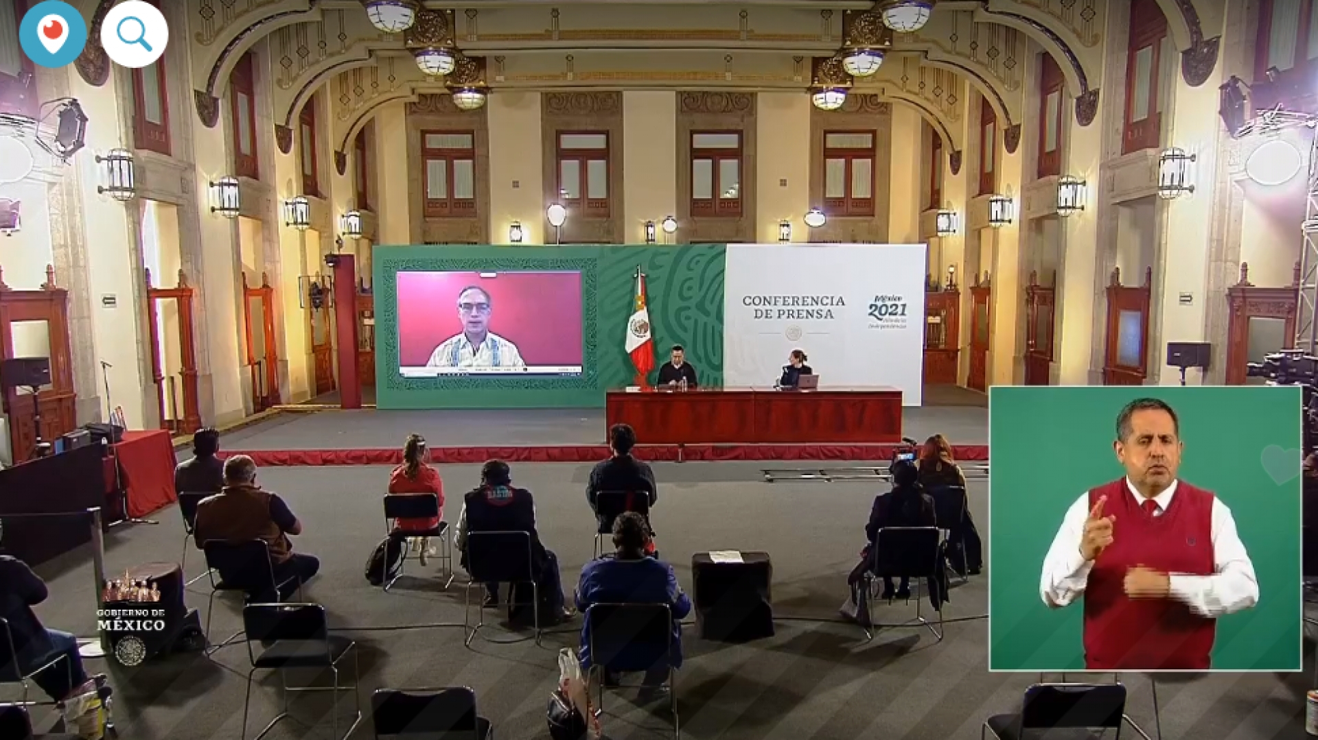 1,825,519 casos de covid-19 confirmados acumulados en México y 155,145 decesos