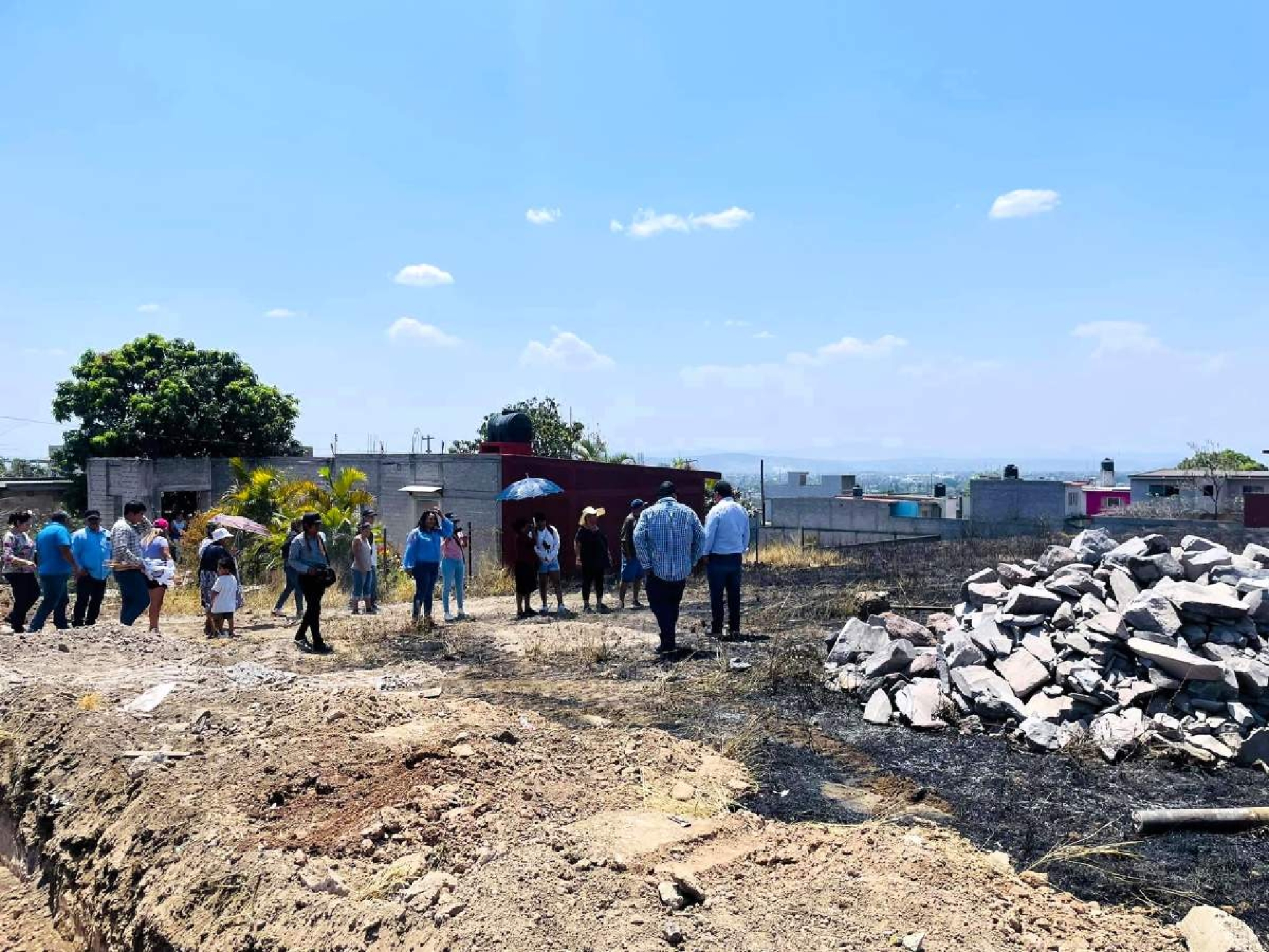 Avanza construcción cementerio en la colonia Juan Morales de Yecapixtla
