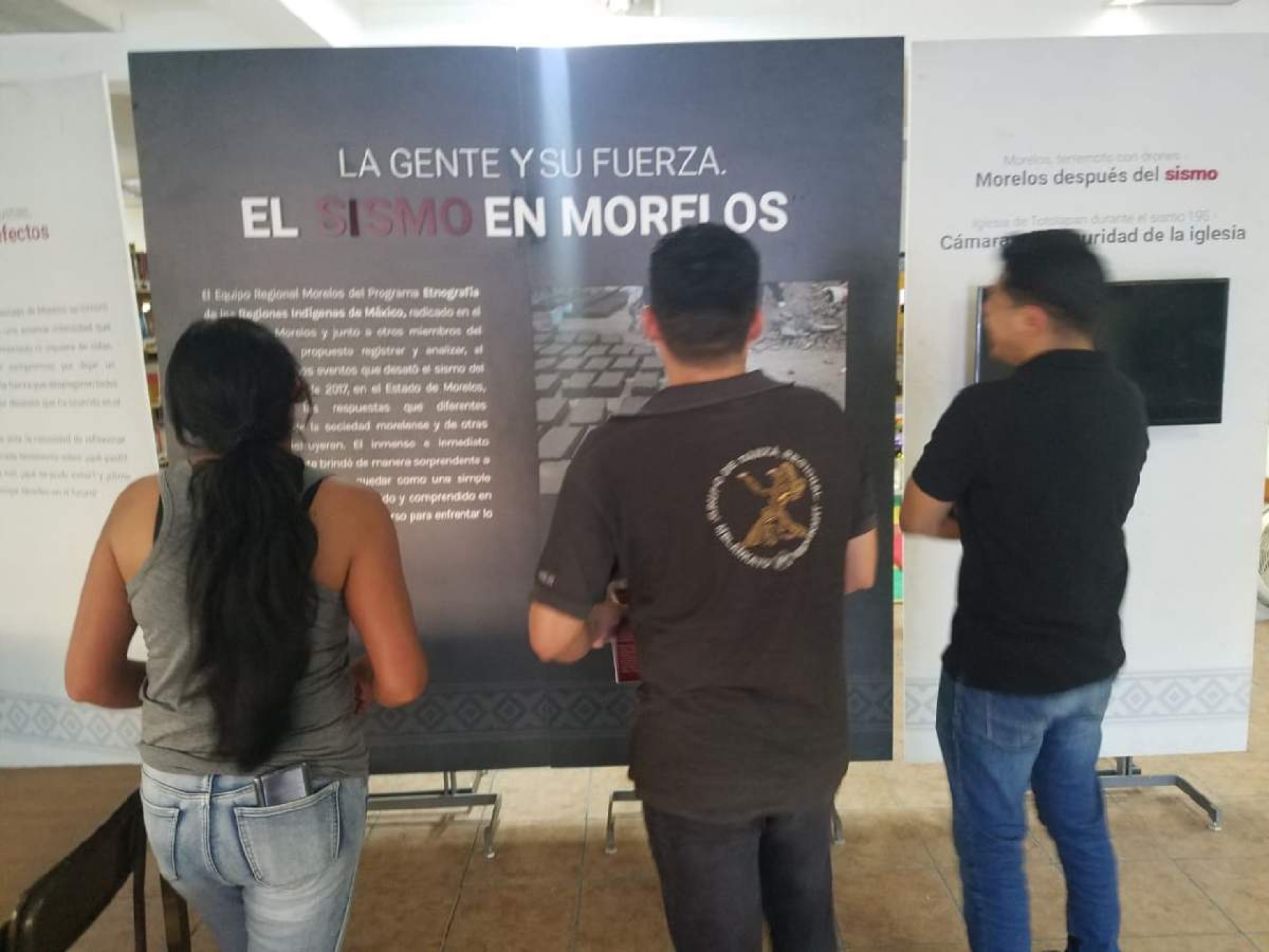 Por terminar, la exposición 'La gente y su fuerza. El sismo en Morelos'