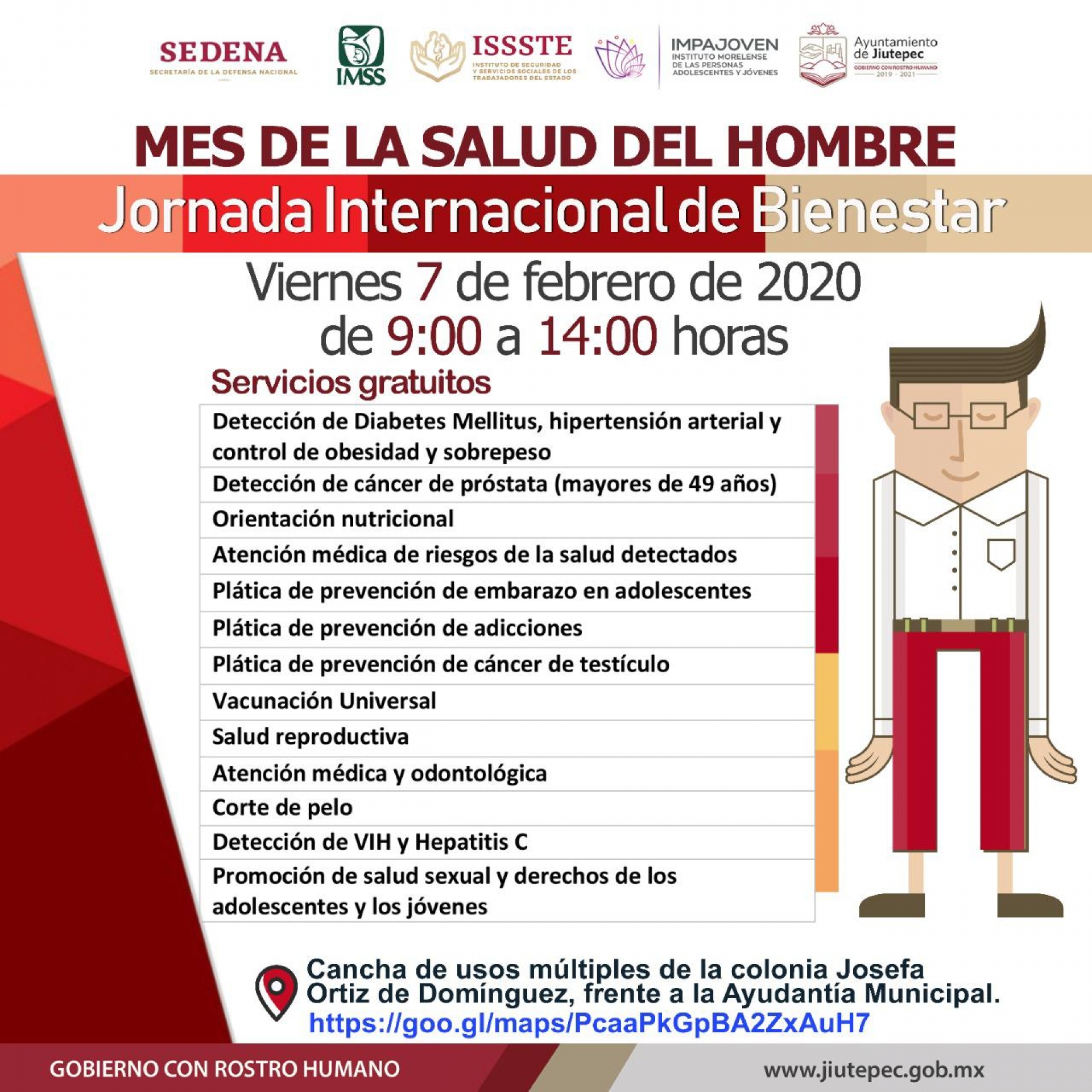 Invita Ayuntamiento de Jiutepec a la 'Jornada Internacional de Bienestar'