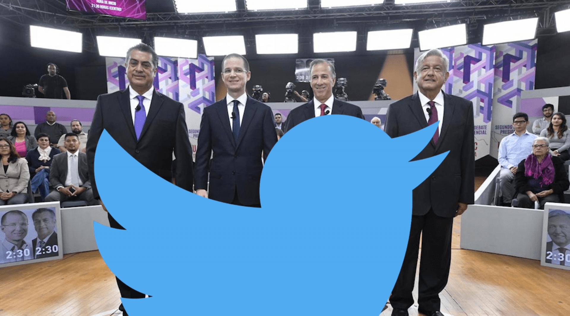 Así podrás preguntarle a los candidatos vía Twitter en el tercer debate presidencial