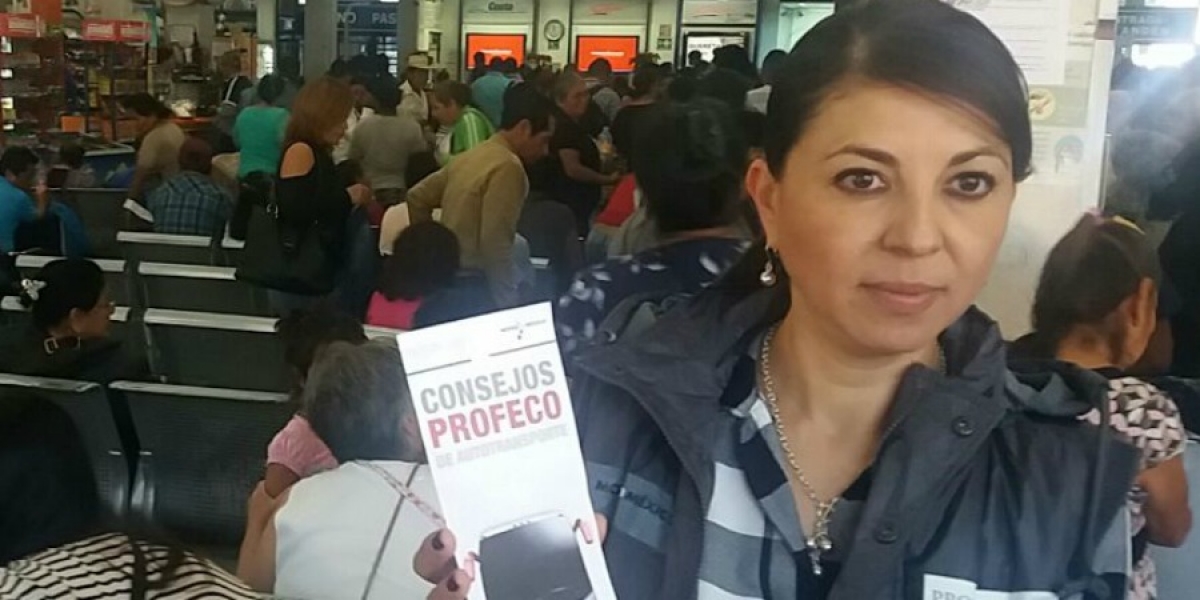 Informa Profeco que se instalaron módulos de atención en terminales de autobús