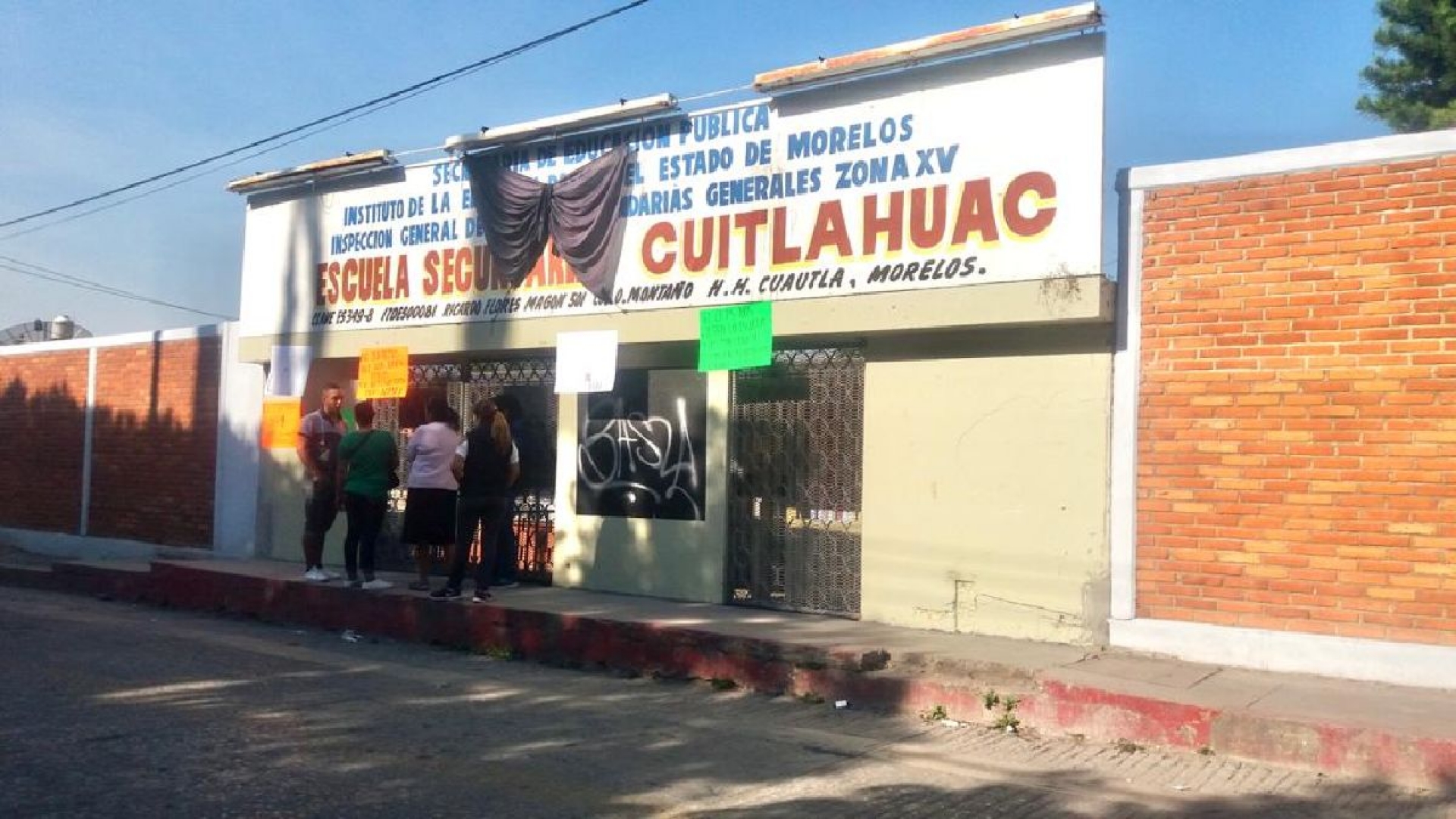 Tensión en Secundaria “Cuitláhuac” por conato de violencia