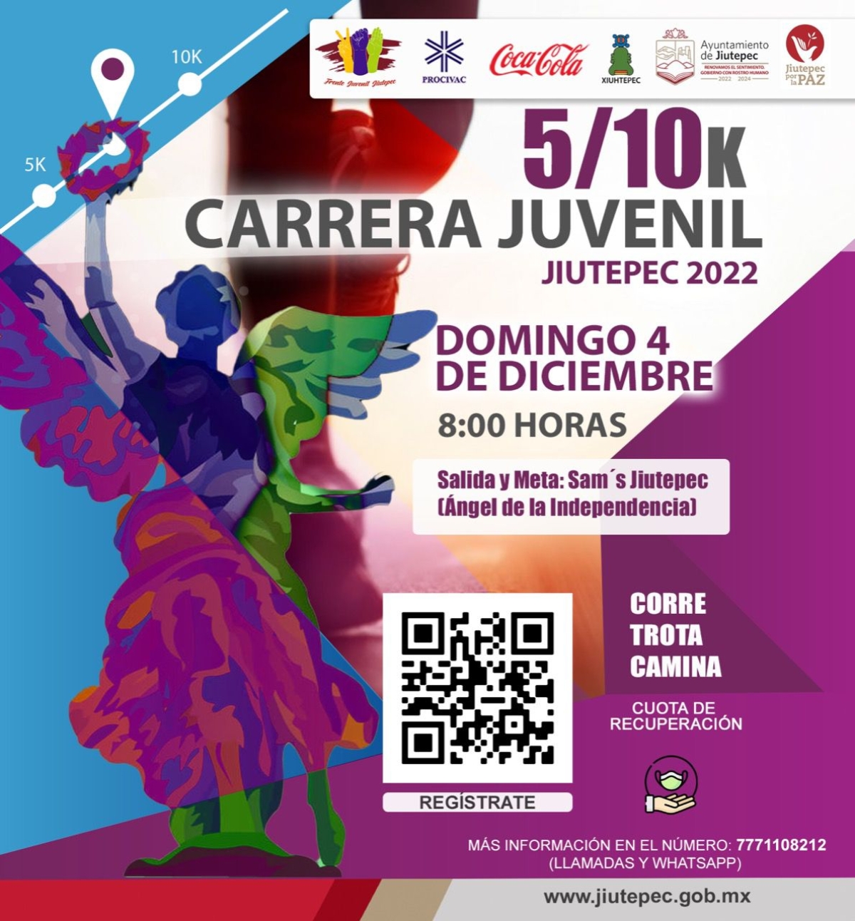 Promueven 'Carrera Juvenil Jiutepec 2022'