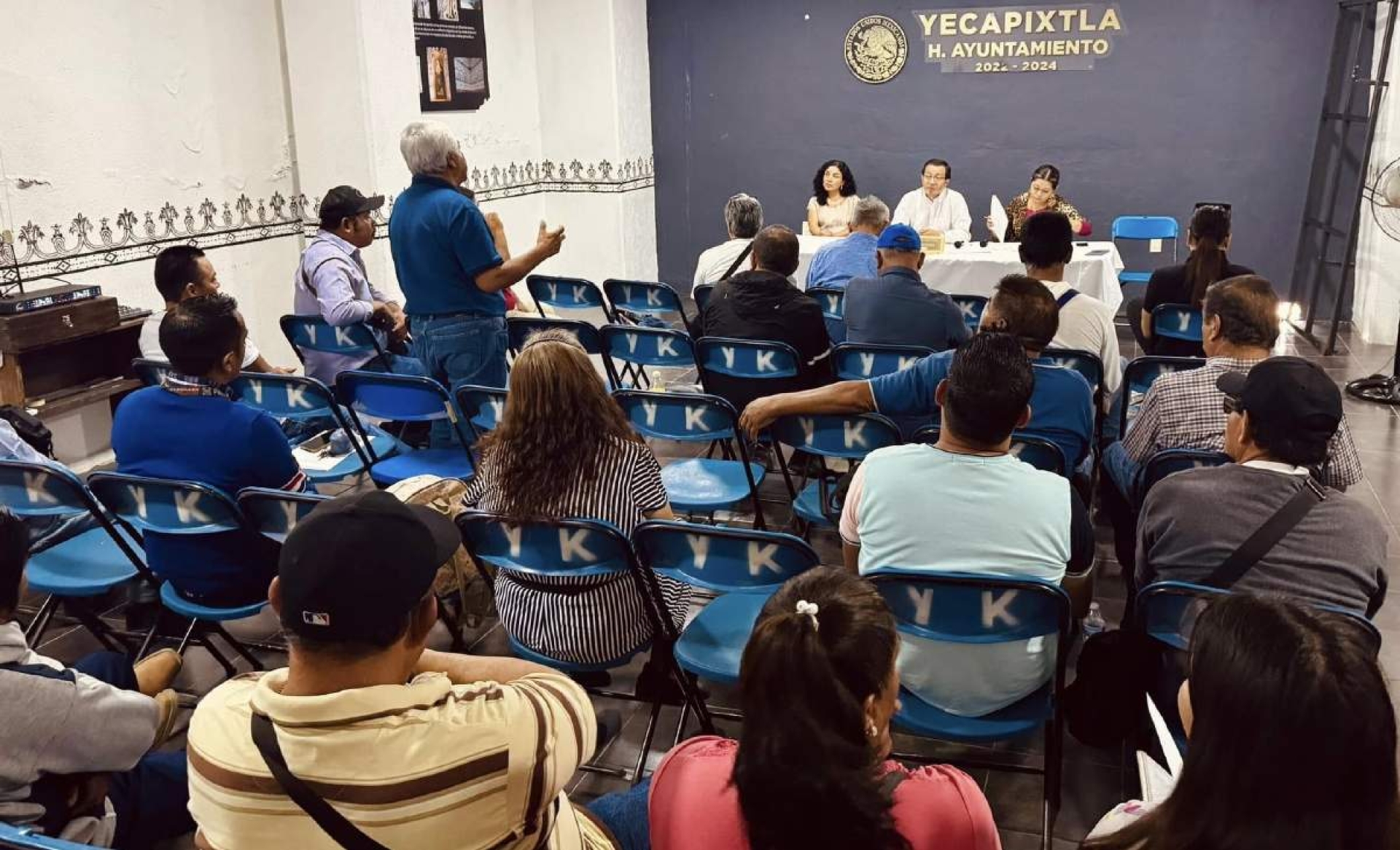 Gobierno de Yecapixtla se reúne con sus ayudantes municipales