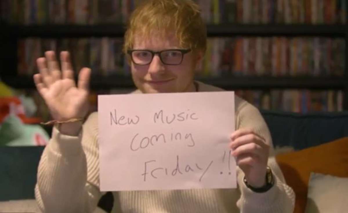 Anuncia Ed Sheeran nueva música