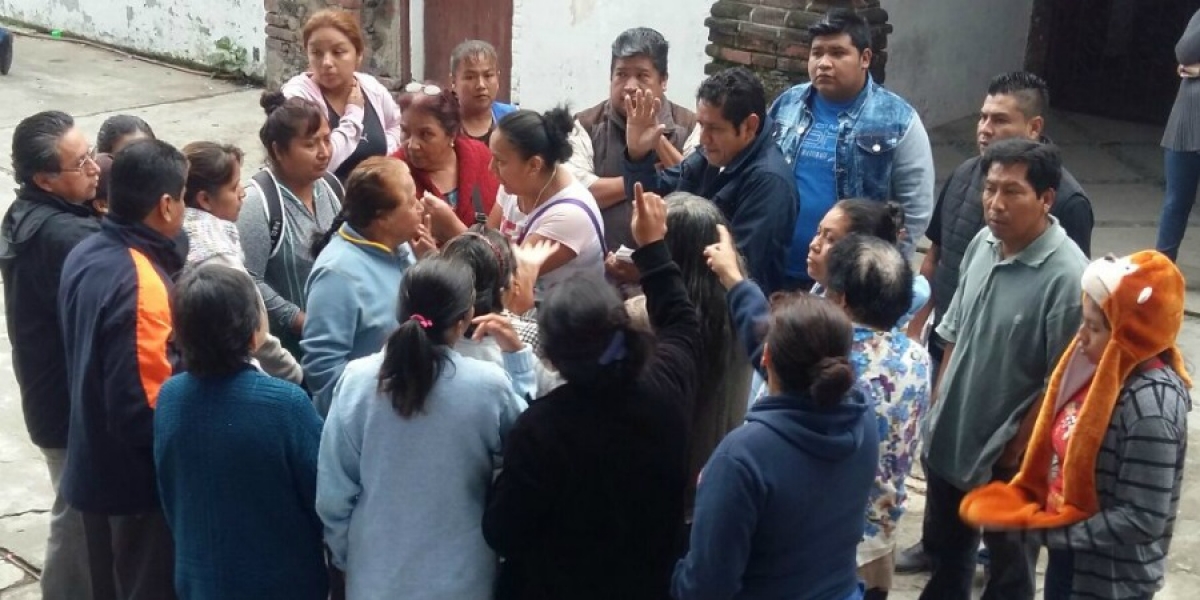 Protestan habitantes de Ocotepec por falta de agua potable