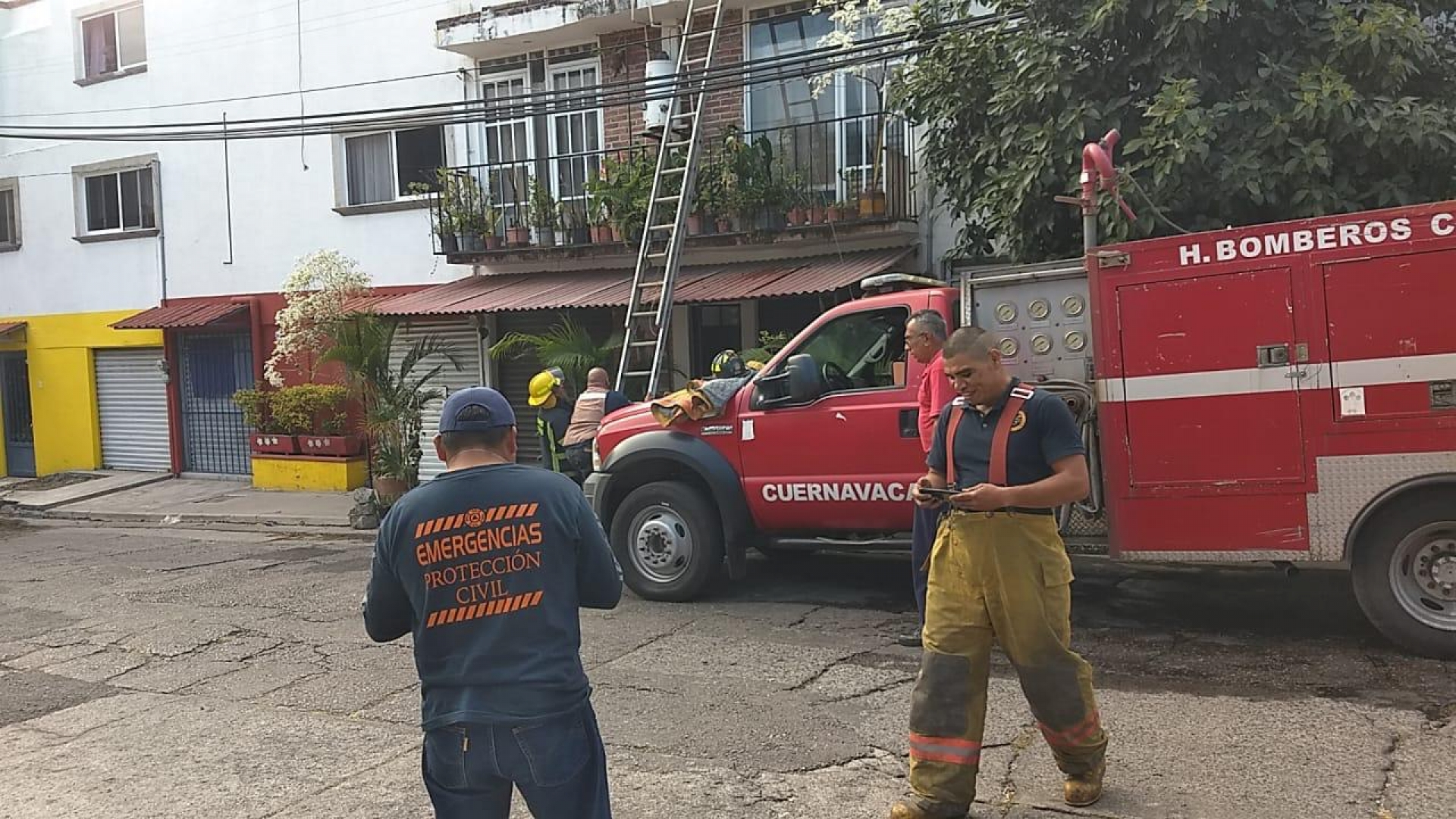 Daños menores atendió PC Cuernavaca, ante fuertes vientos