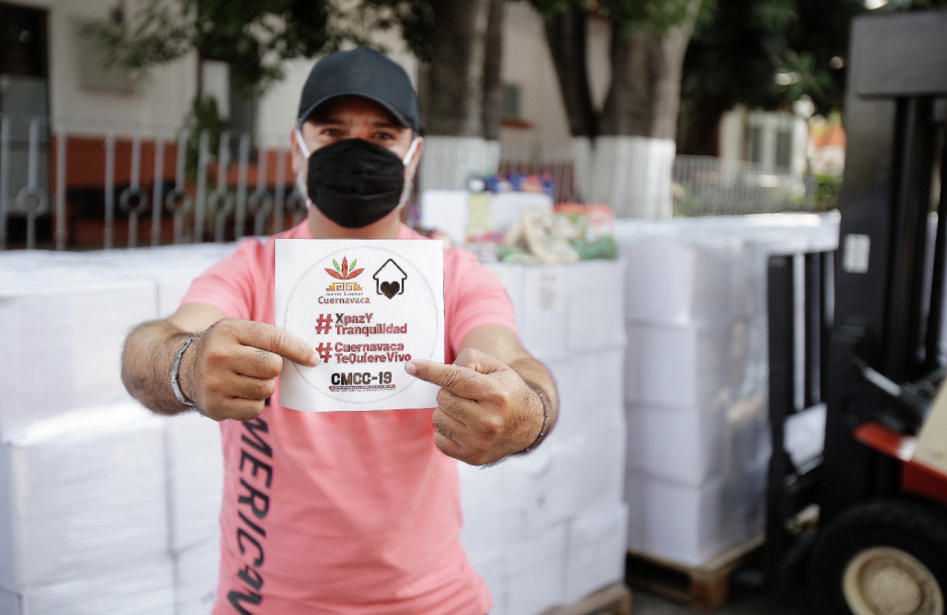 Inicia Ayuntamiento de Cuernavaca proceso para entrega de paquetes alimenticios.