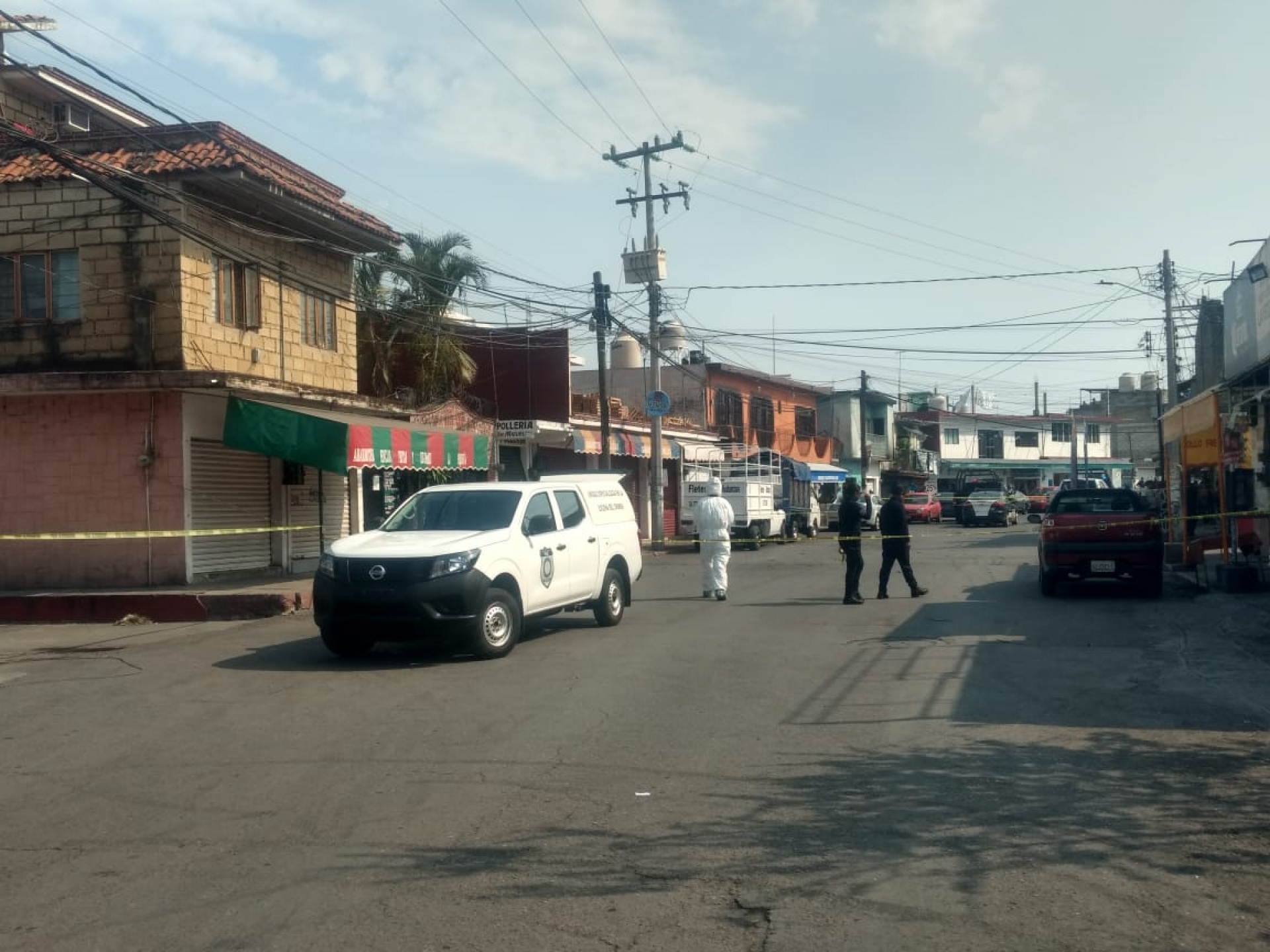 Efectúan disparos en la avenida Tepozteco, en el poblado de Tejalpa