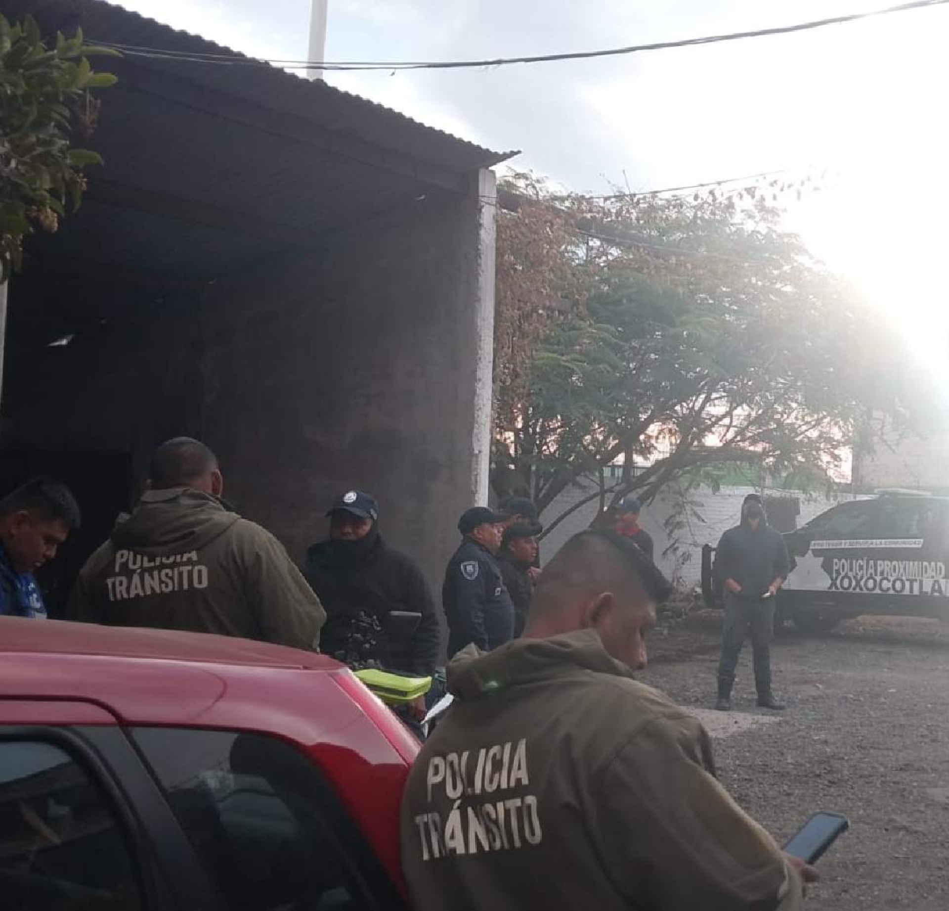 Policías de Xoxocotla realizan paro por adeudo de aguinaldo
