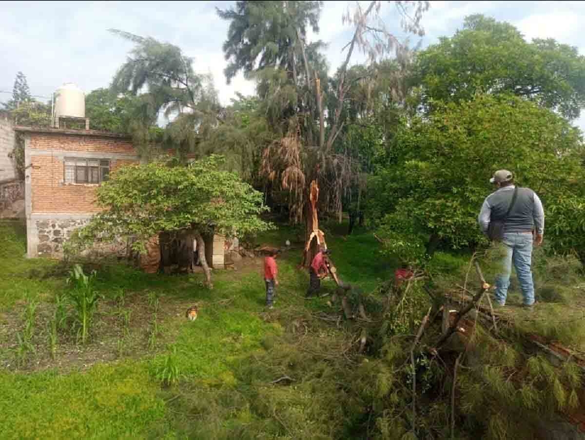 Alertan a familias en situación de riesgo por lluvias en Yautepec