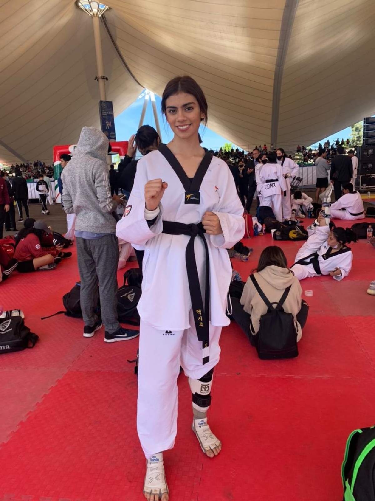 Zaira Salgado busca un sitio en la selección mexicana de taekwondo