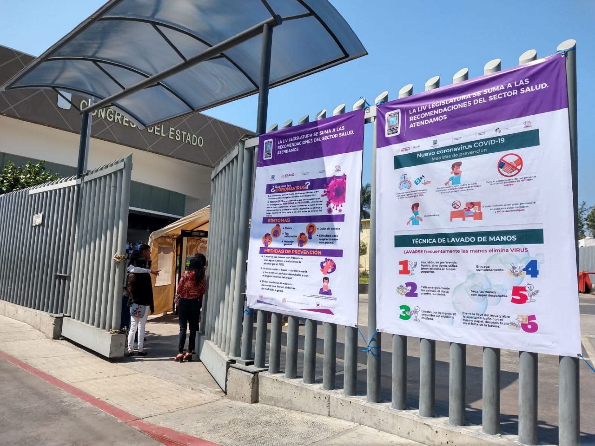 Definirán medidas preventivas para aplicarse en el Congreso local por Covid-19
