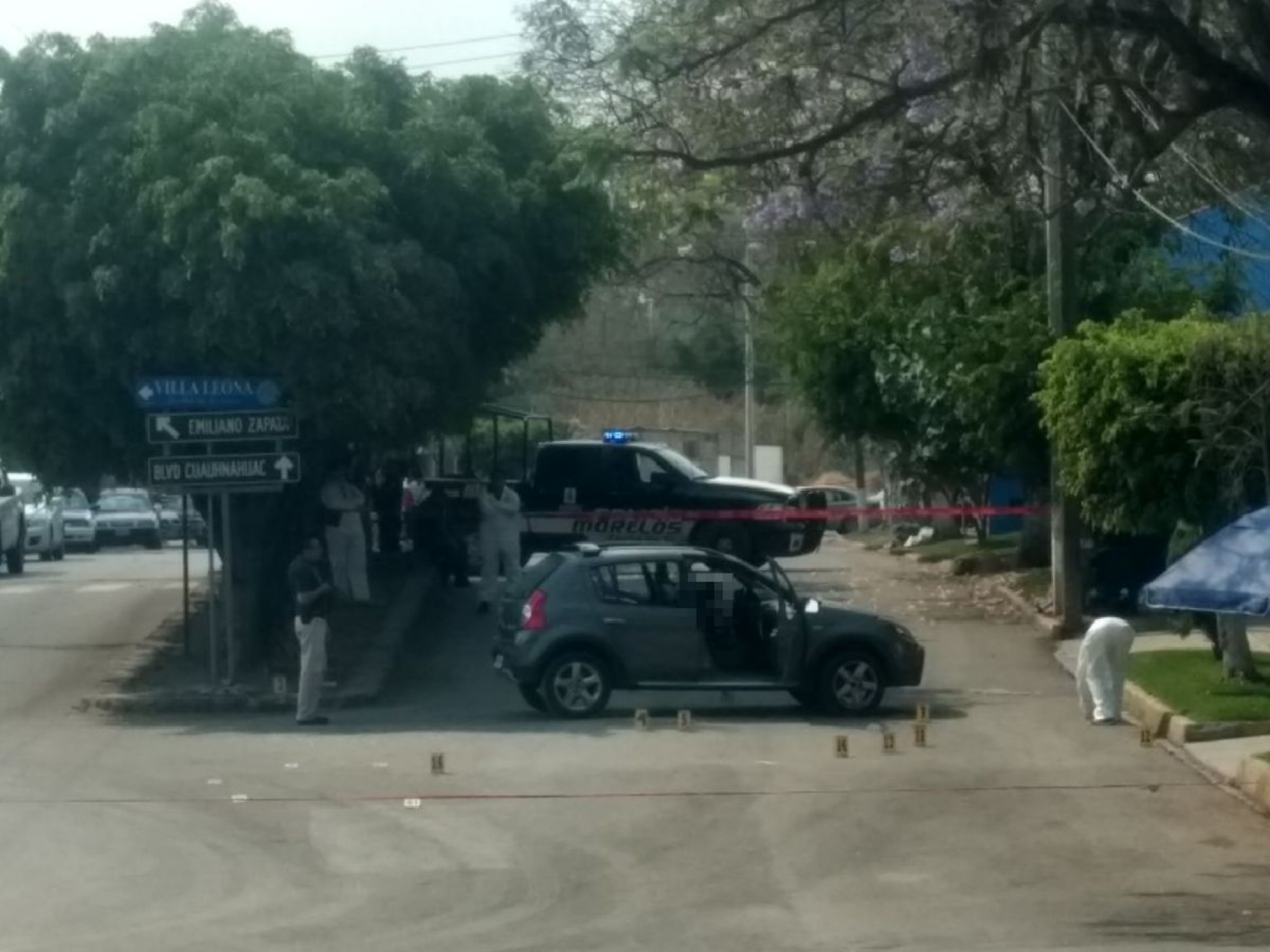 Balacera en Jiutepec deja un muerto y un herido