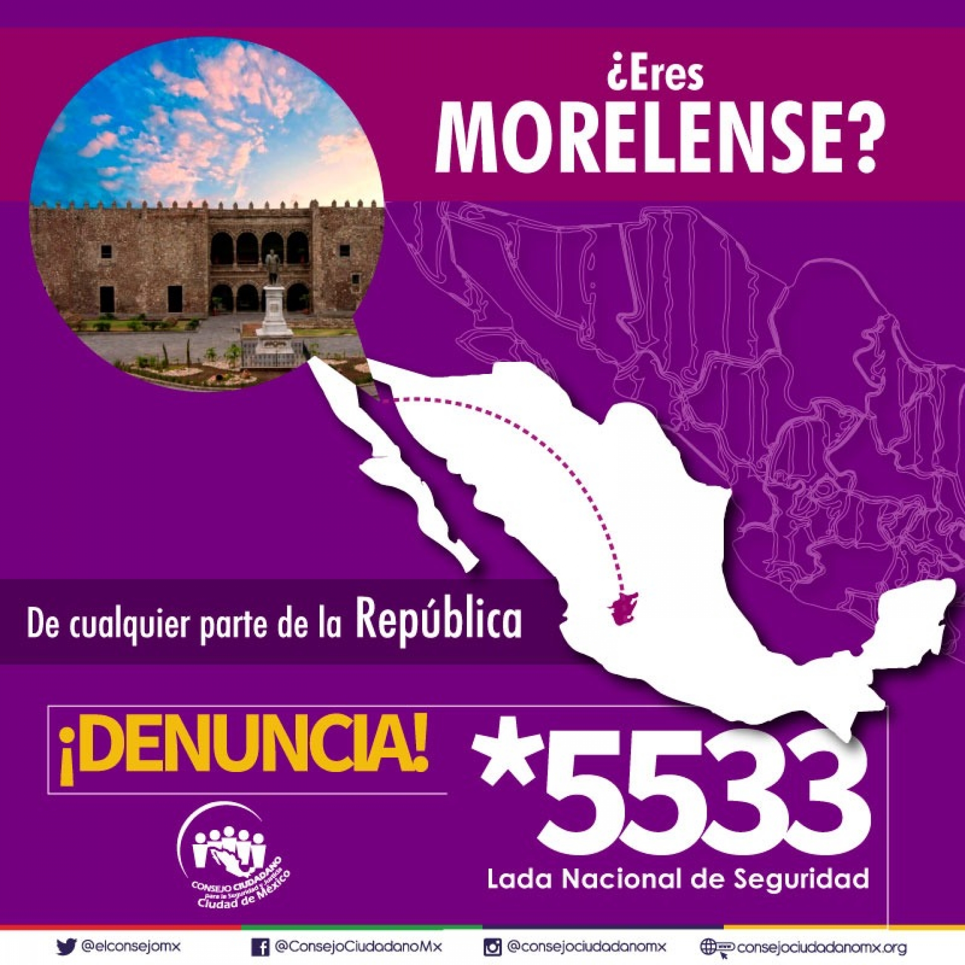 Ponen a disposición de habitantes de Morelos la aplicación 'No más extorsiones'