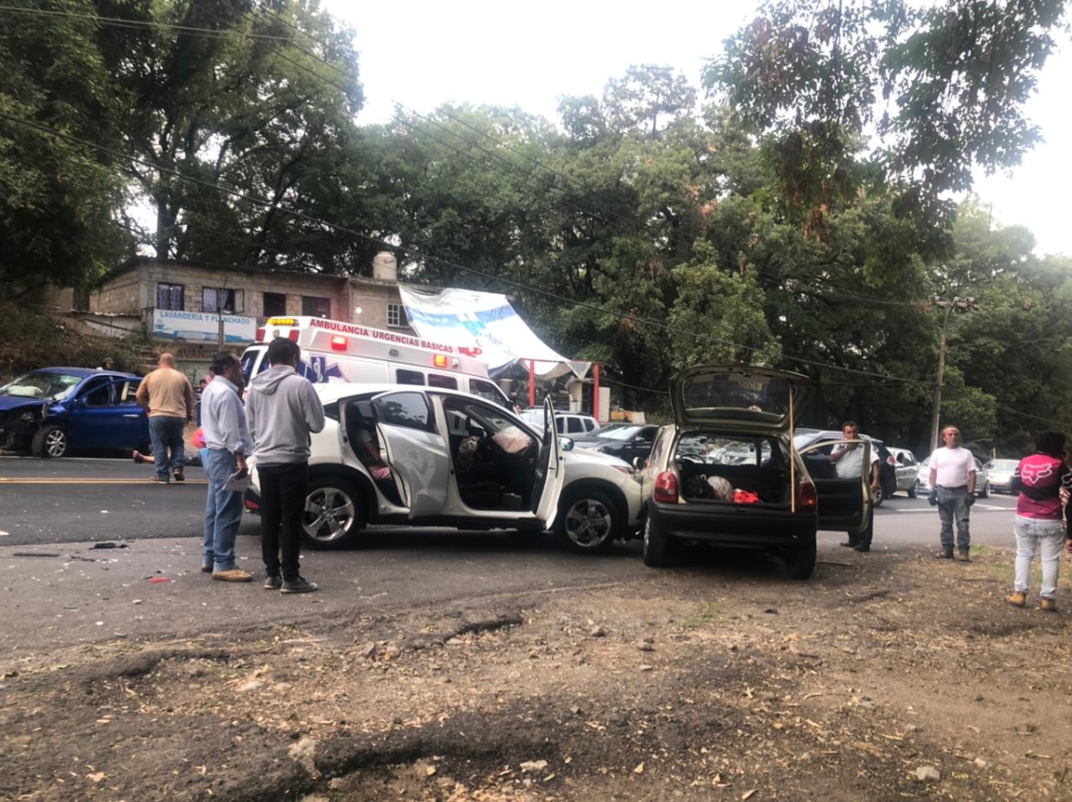 Accidente en la carretera federal México-Cuernavaca
