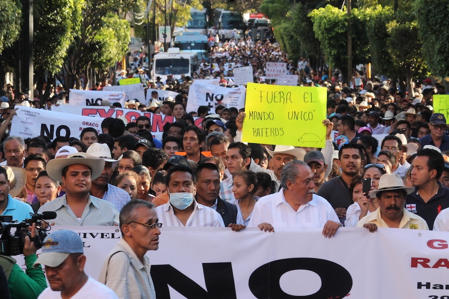 Multitudinaria Marcha la de ayer