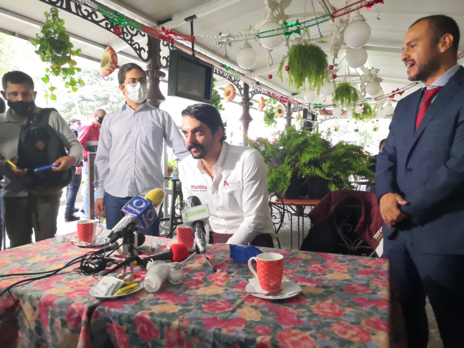 Visita Morelos el candidato a la secretaría general de Morena, Antonio Attolini