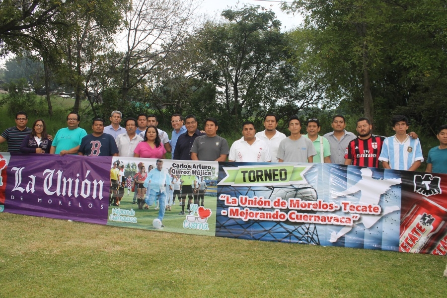 Inicia la fiesta del torneo “La Unión de Morelos-Tecate Mejorando Cuernavaca”