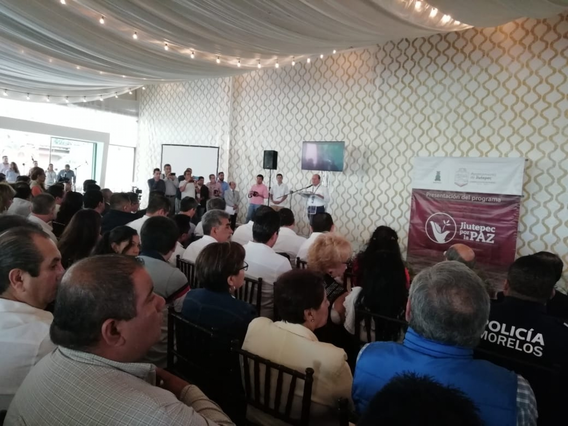 Presentan el programa 'Jiutepec por la Paz'