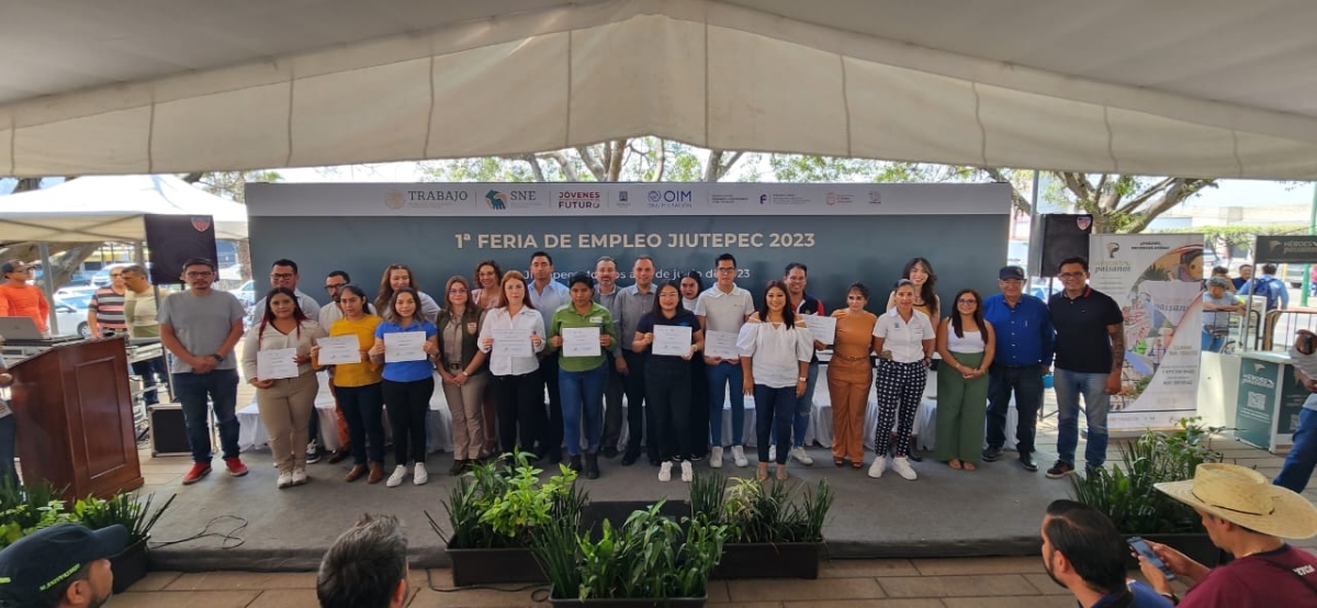 Con una meta de 787 ofertas laborales se realizó la 'Primera Feria de Empleo Jiutepec 2023'
