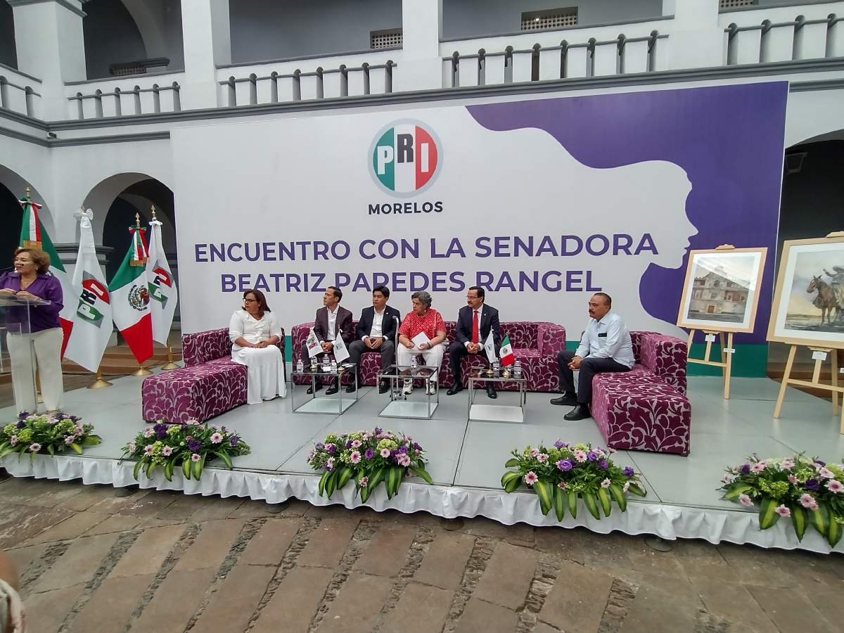 Llama senadora Beatriz Paredes a priistas morelenses a anteponer intereses del estado a los personales