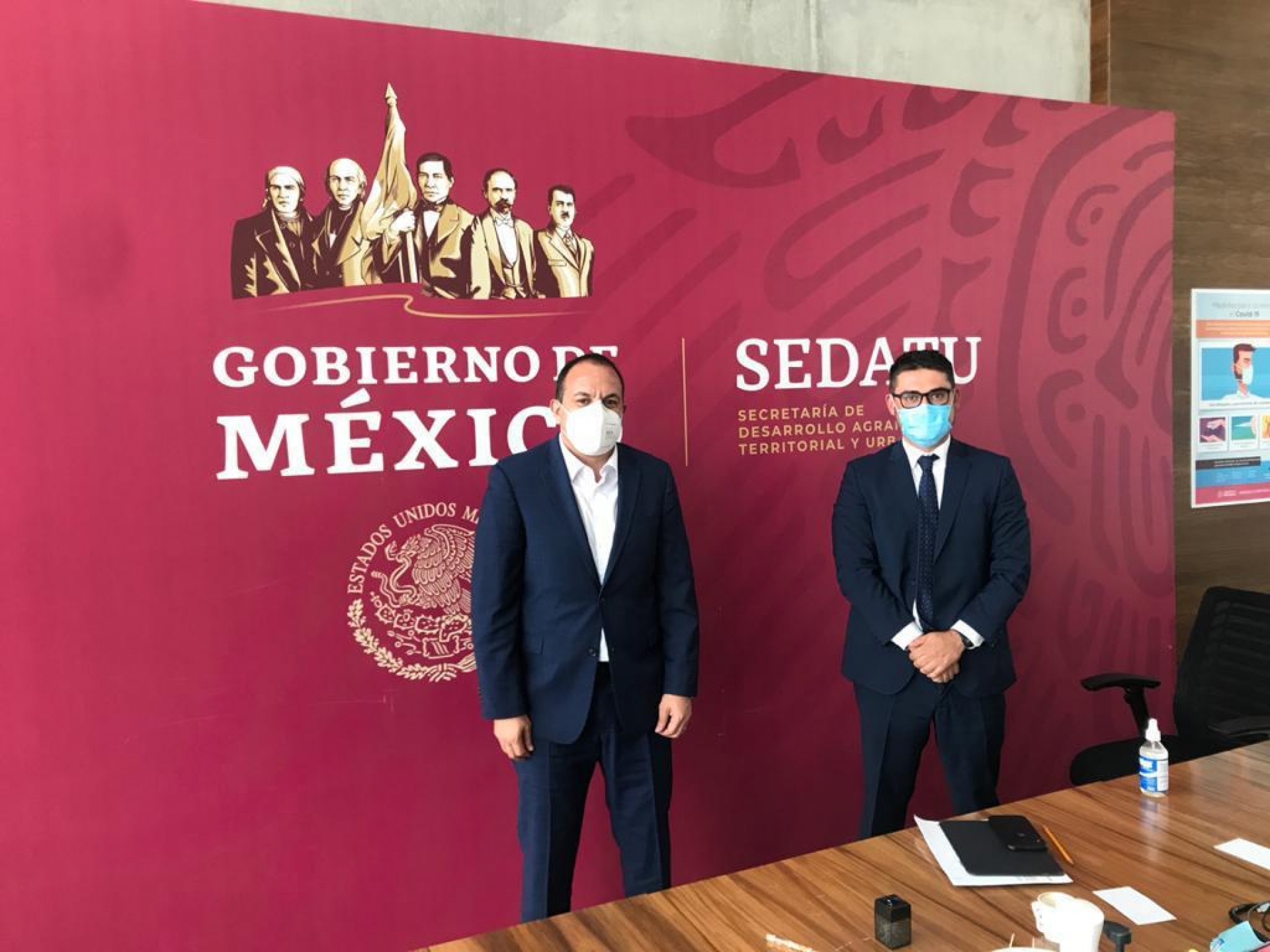 Gestiona gobernador acciones de obra pública como parte del programa de reactivación económica