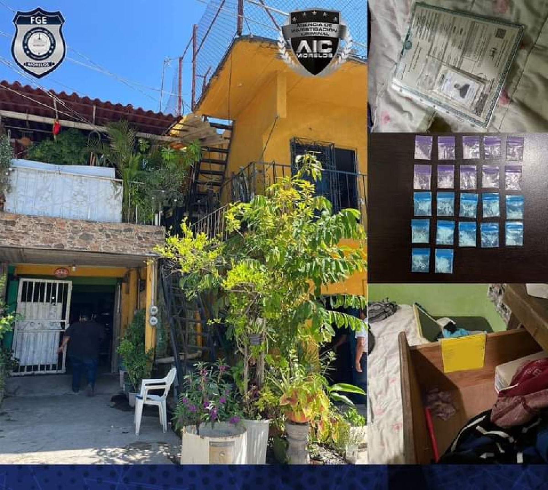 Arrestan a pareja durante cateo en Panchimalco