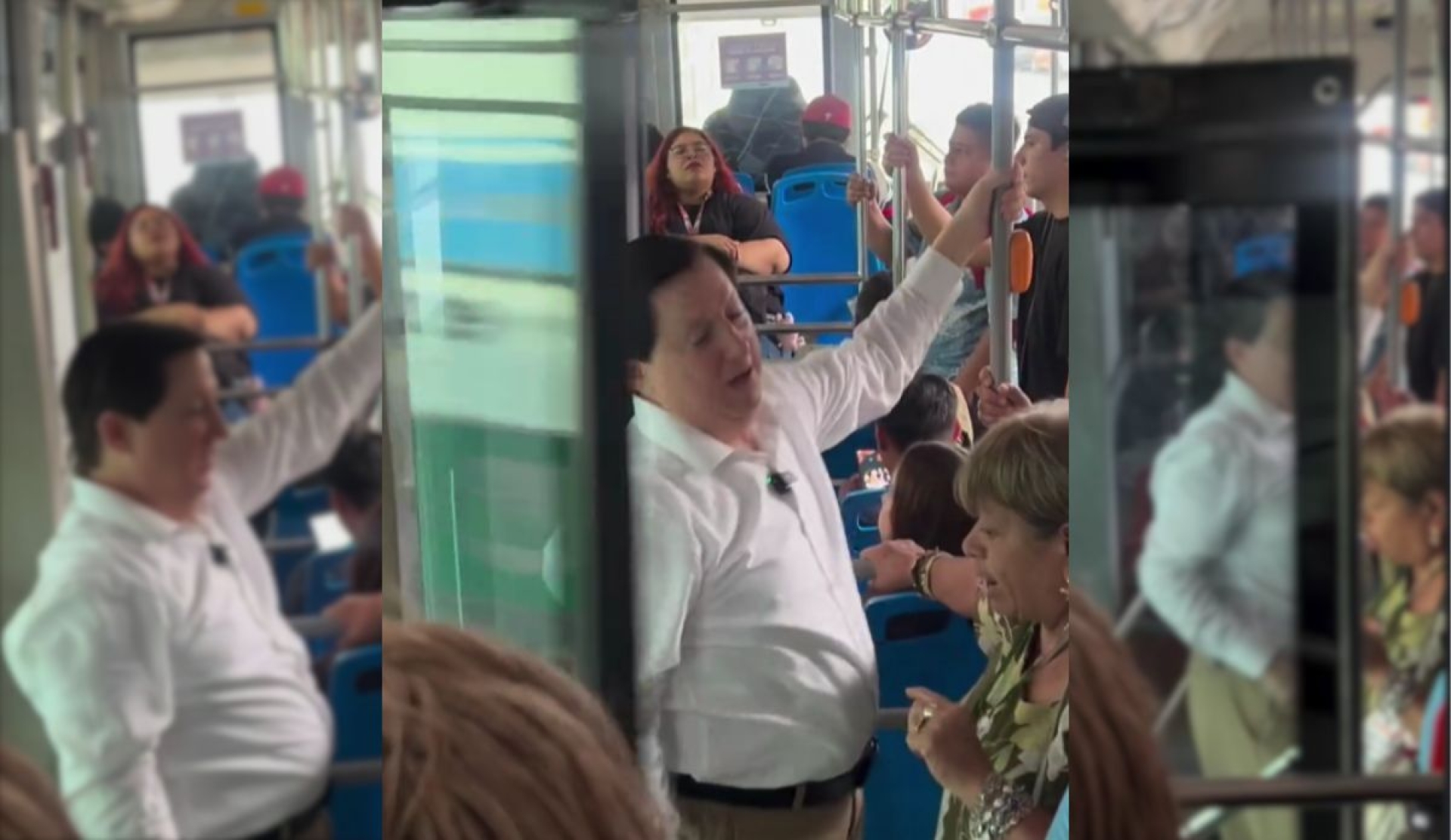 Político Adalberto Madero es golpeado por la puerta de un camión y su accidente se vuelve viral