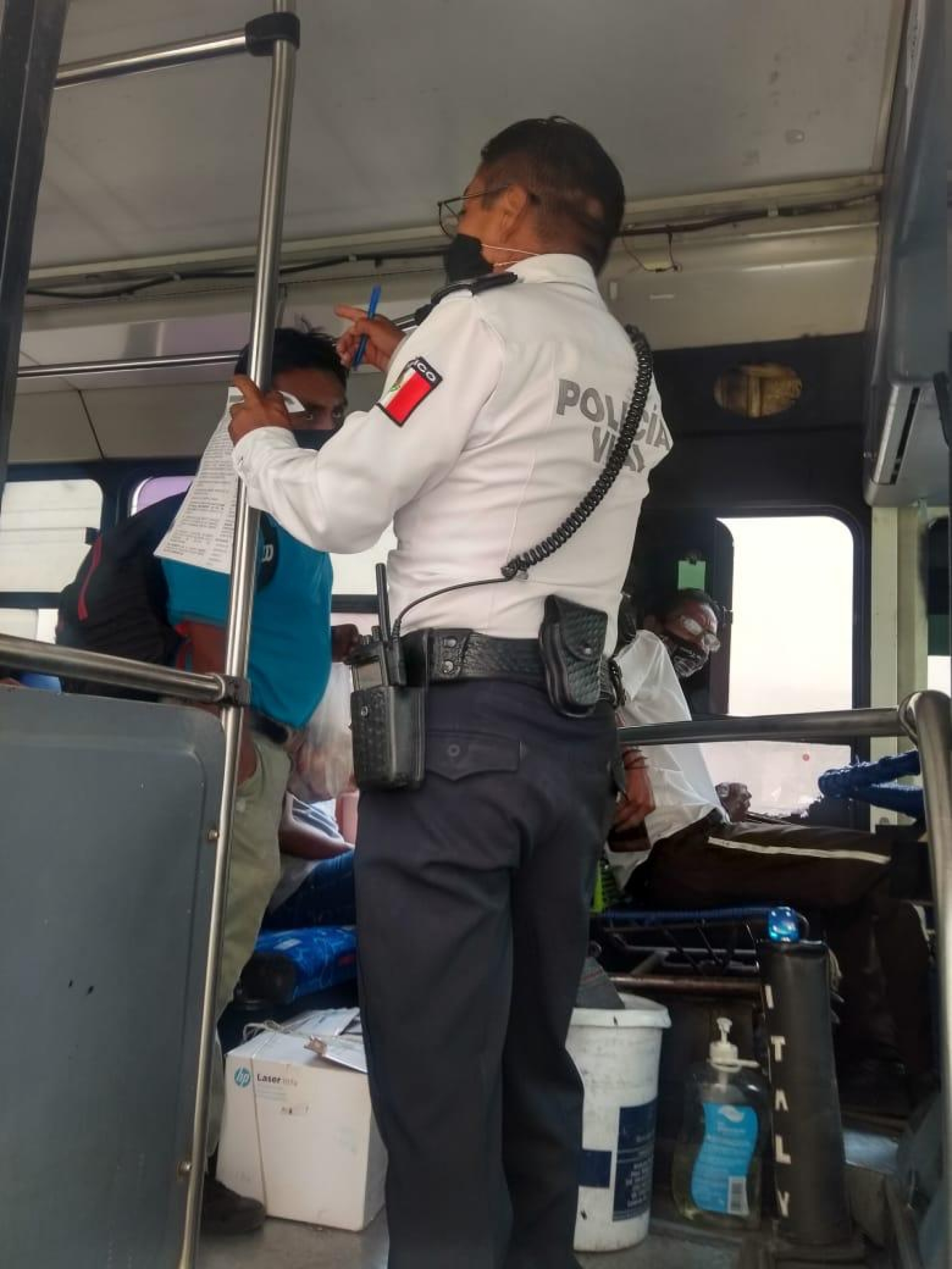 La Secretaría de Seguridad Pública de Cuernavaca refuerza operativos en el transporte público de pasajeros