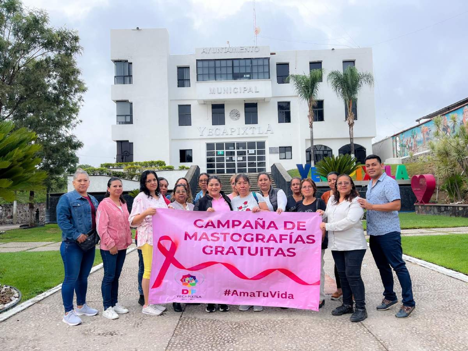 Impulsa el DIF Yecapixtla campaña contra el cáncer de mama