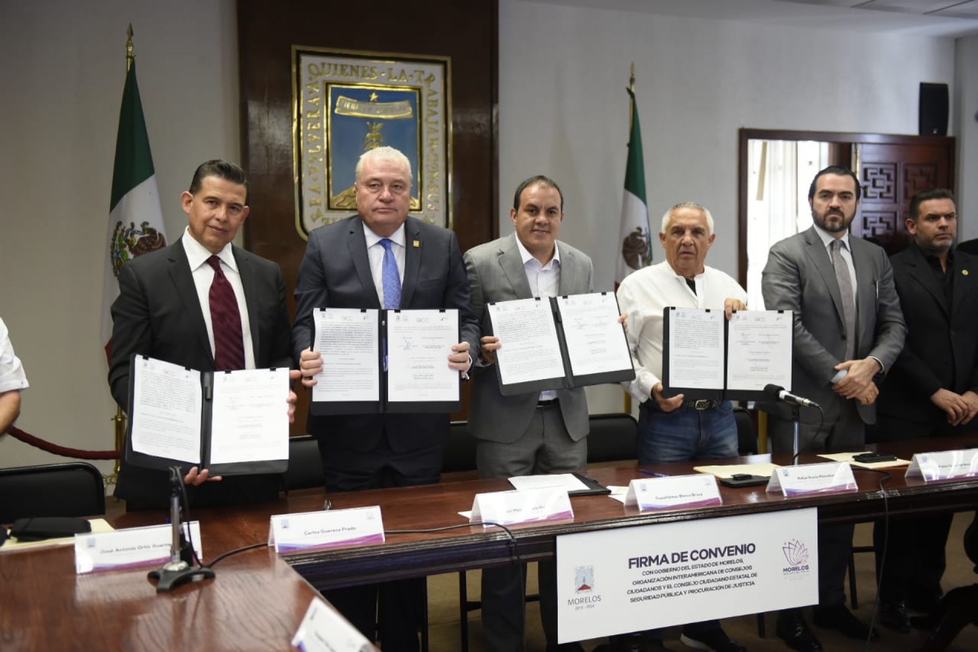 Firman convenio Ejecutivo estatal y la Organización Interamericana de Consejos Ciudadanos