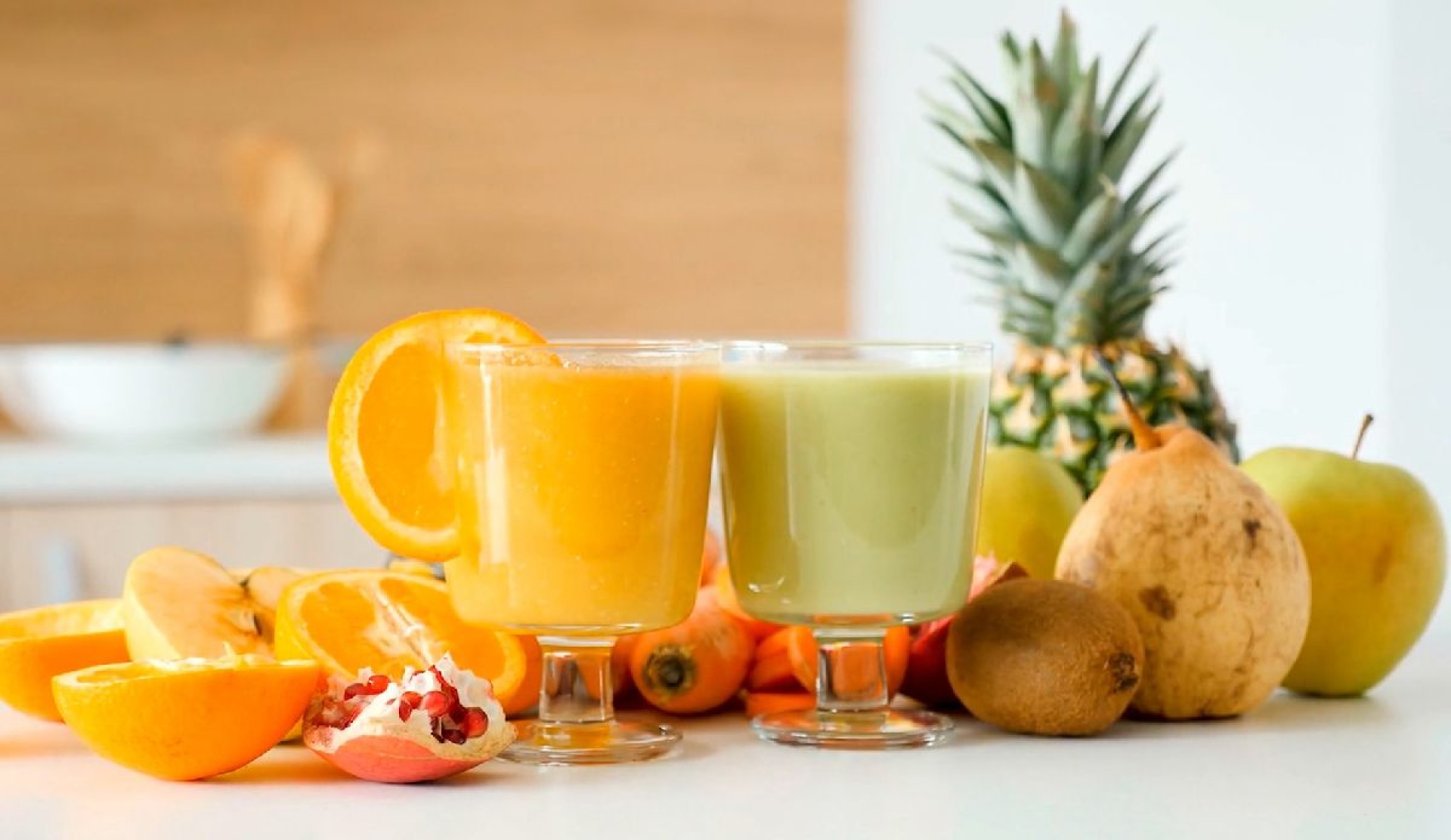 Frutas clave para preparar un jugo antigripal casero y nutritivo