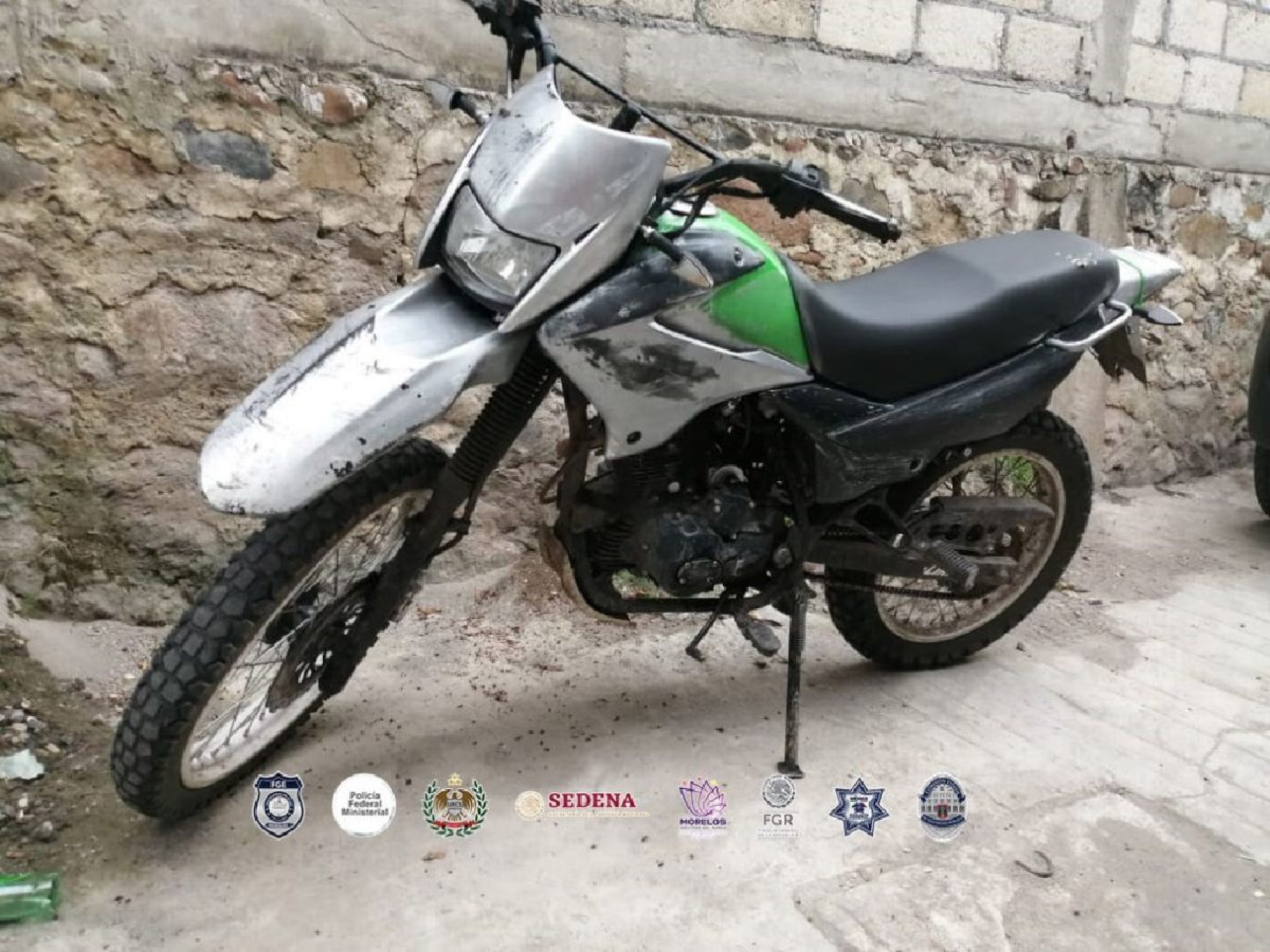 Encuentran en Cocoyotla una moto robada