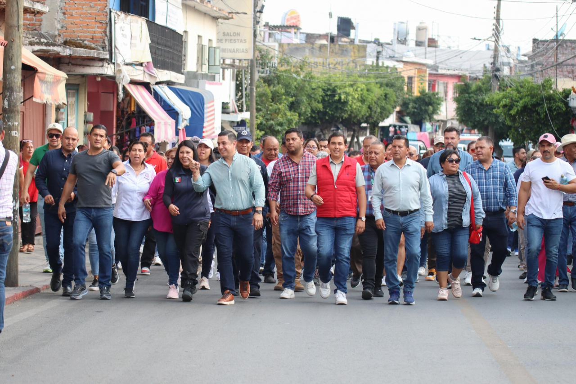 Encabeza Eder Rodríguez Casillas marcha exploratoria en Tejalpa