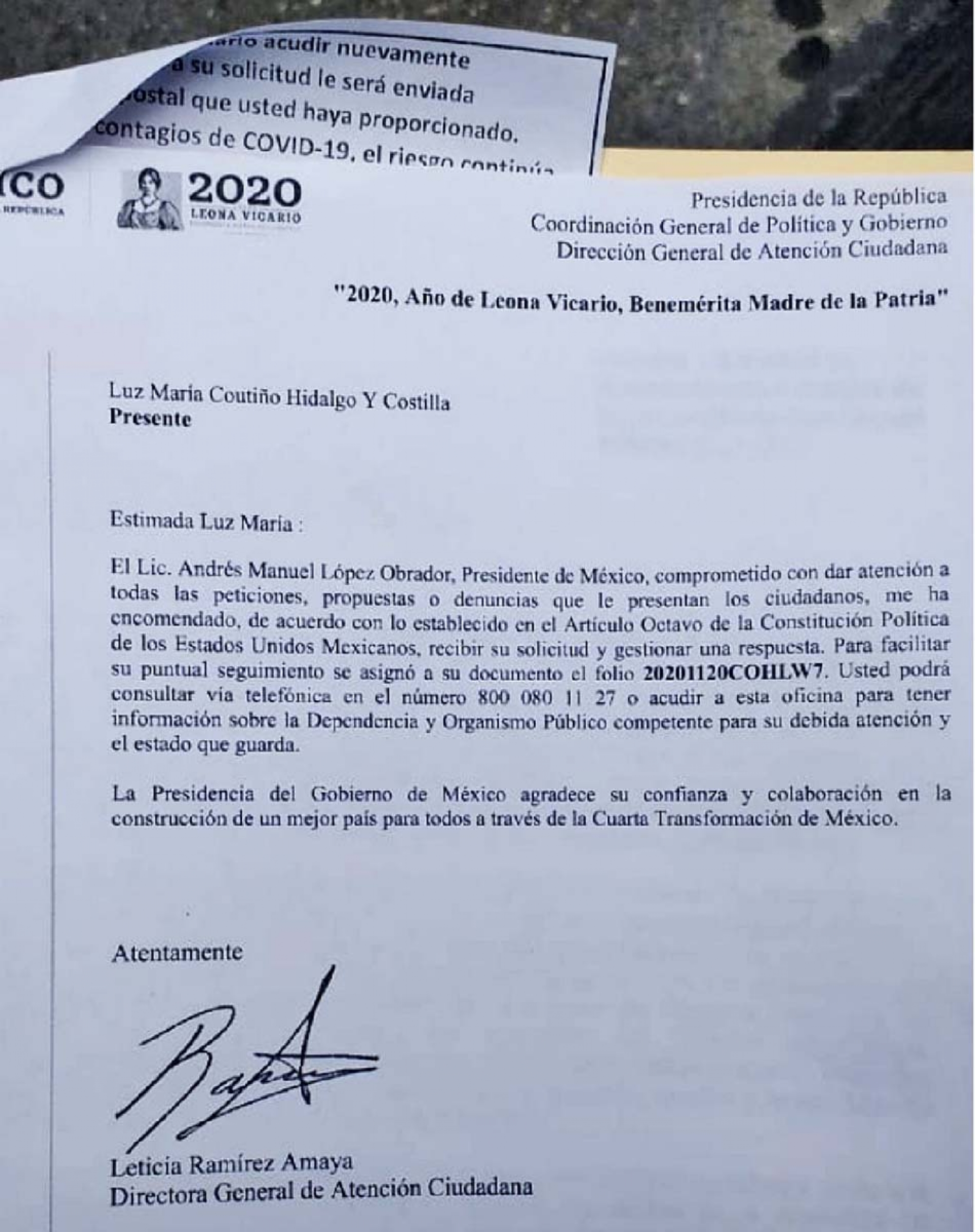 “La maldición me alcanza”