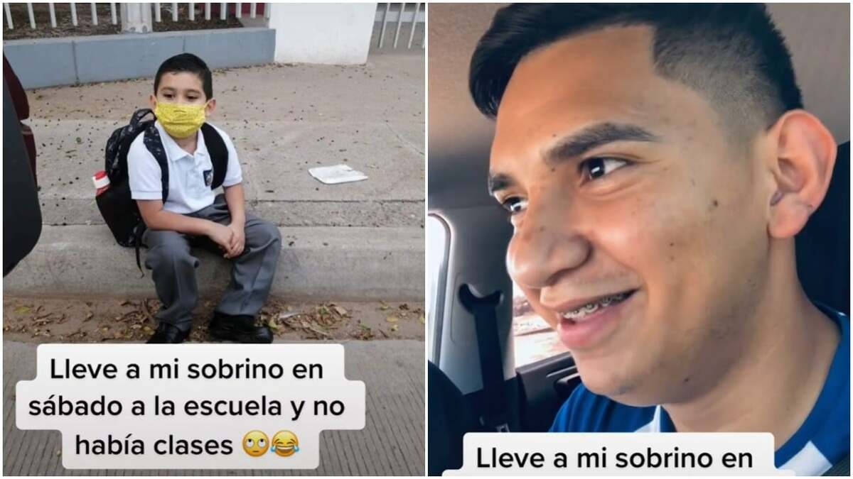 “Tío distraído” olvida que es sábado y lleva a su sobrino a la escuela