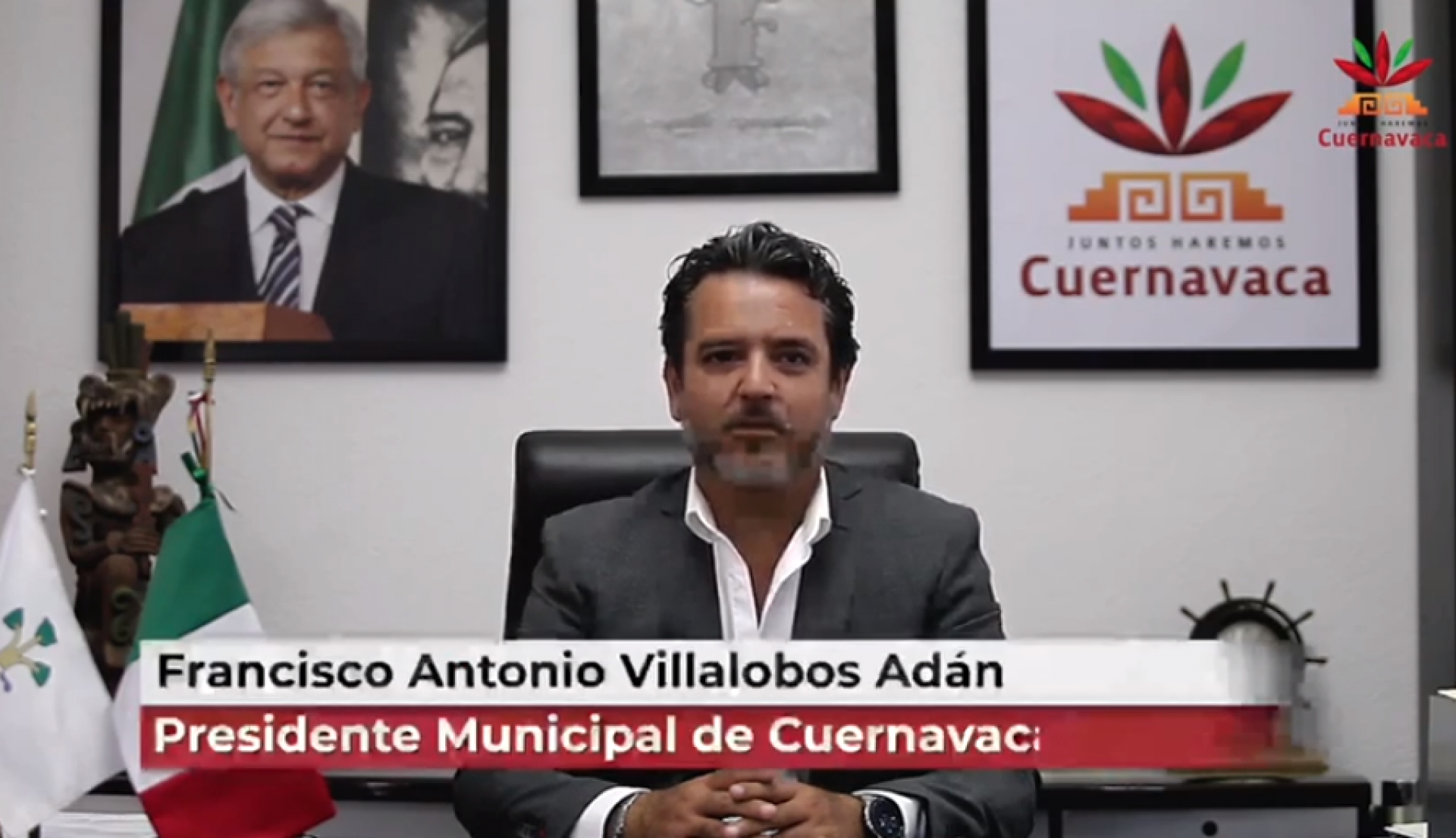Anuncia alcalde de Cuernavaca nuevas directivas ante fase de emergencia sanitaria