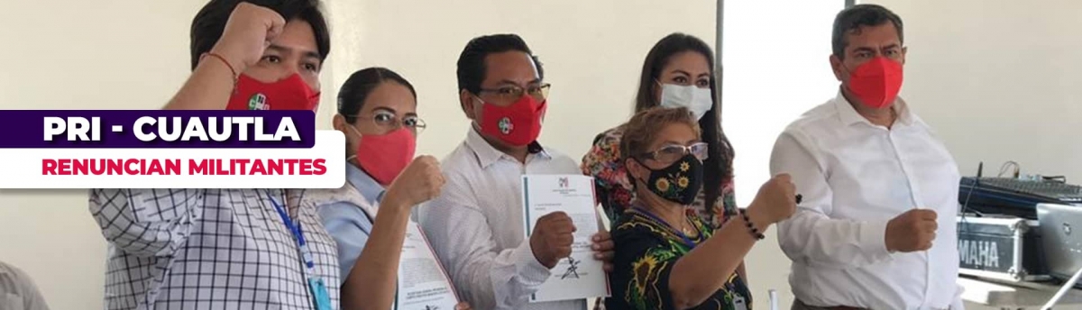 Cambian dirigencia del PRI en Cuautla por renuncia de militantes