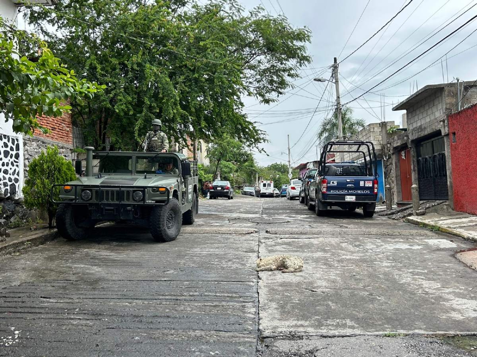 Balean a pareja dentro de una casa