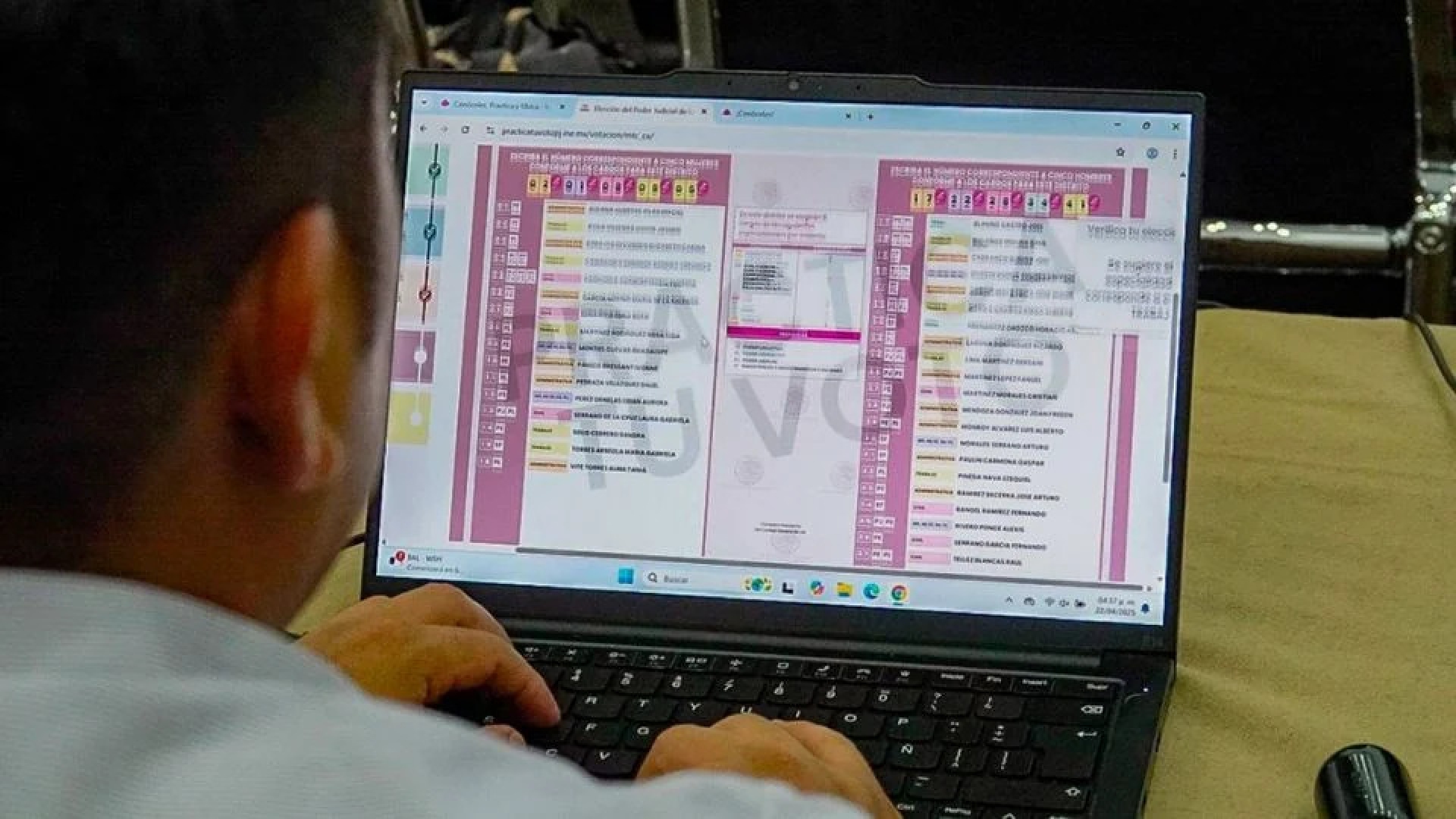 INE enfrenta falta de personal en plataforma 'Conóceles' previo a elección judicial