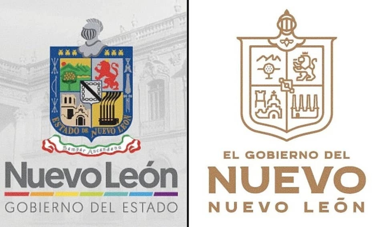Samuel García modifica el escudo de Nuevo León; incluye su eslogan de campaña