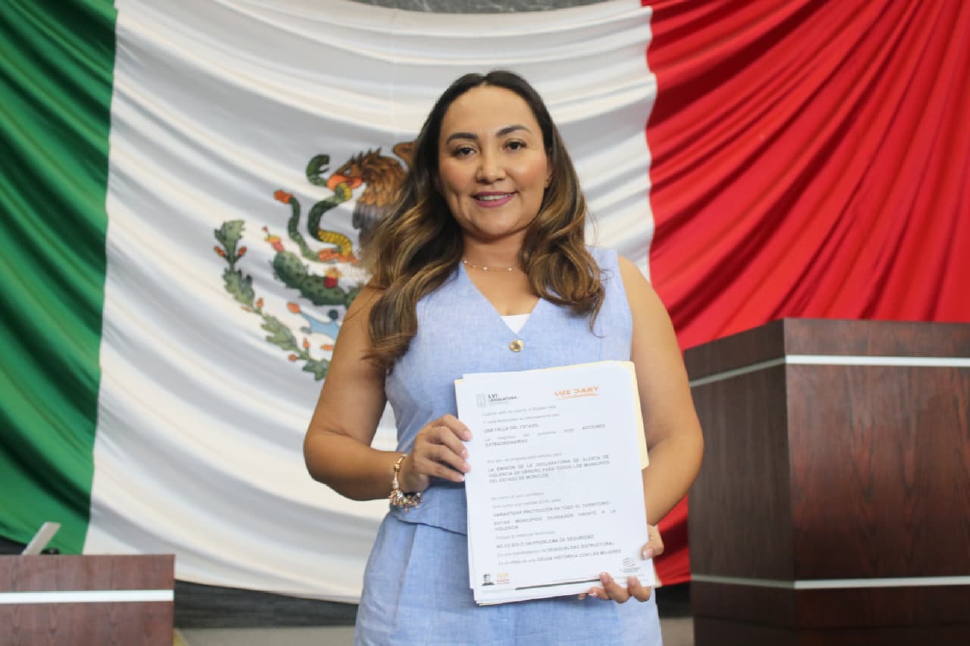Exhorta diputada Luz Dary Quevedo a emitir declaratoria de Alerta de Violencia de Género para todos los municipios de Morelos