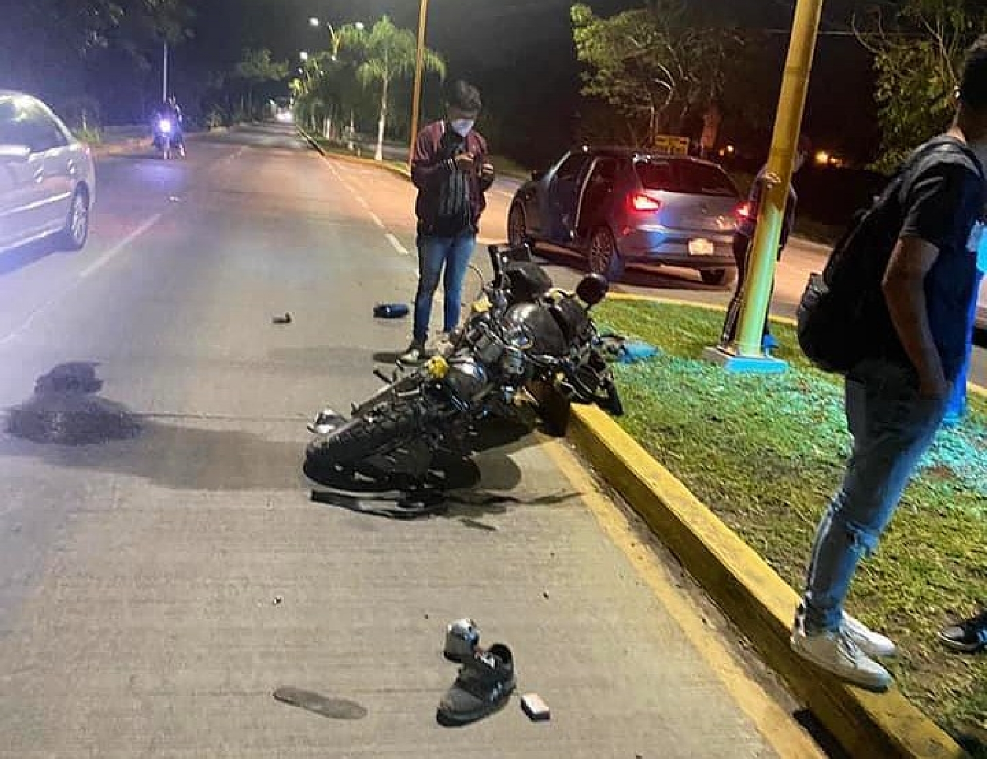 Fallece motociclista tras accidente en la carretera local Yautepec-Oacalco