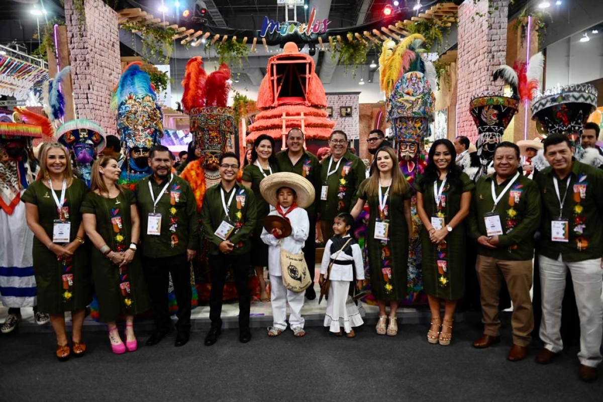 Inaugura gobernador stand 'Morelos, La Eterna Primavera' en el Tianguis Turístico México 2023