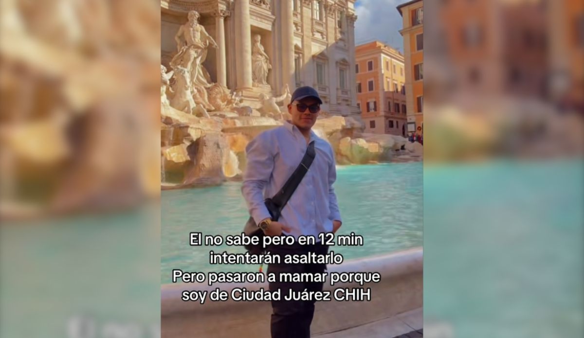 Mexicano frustra asalto en Roma y causa furor: 'Les fue mal, soy de Juárez'