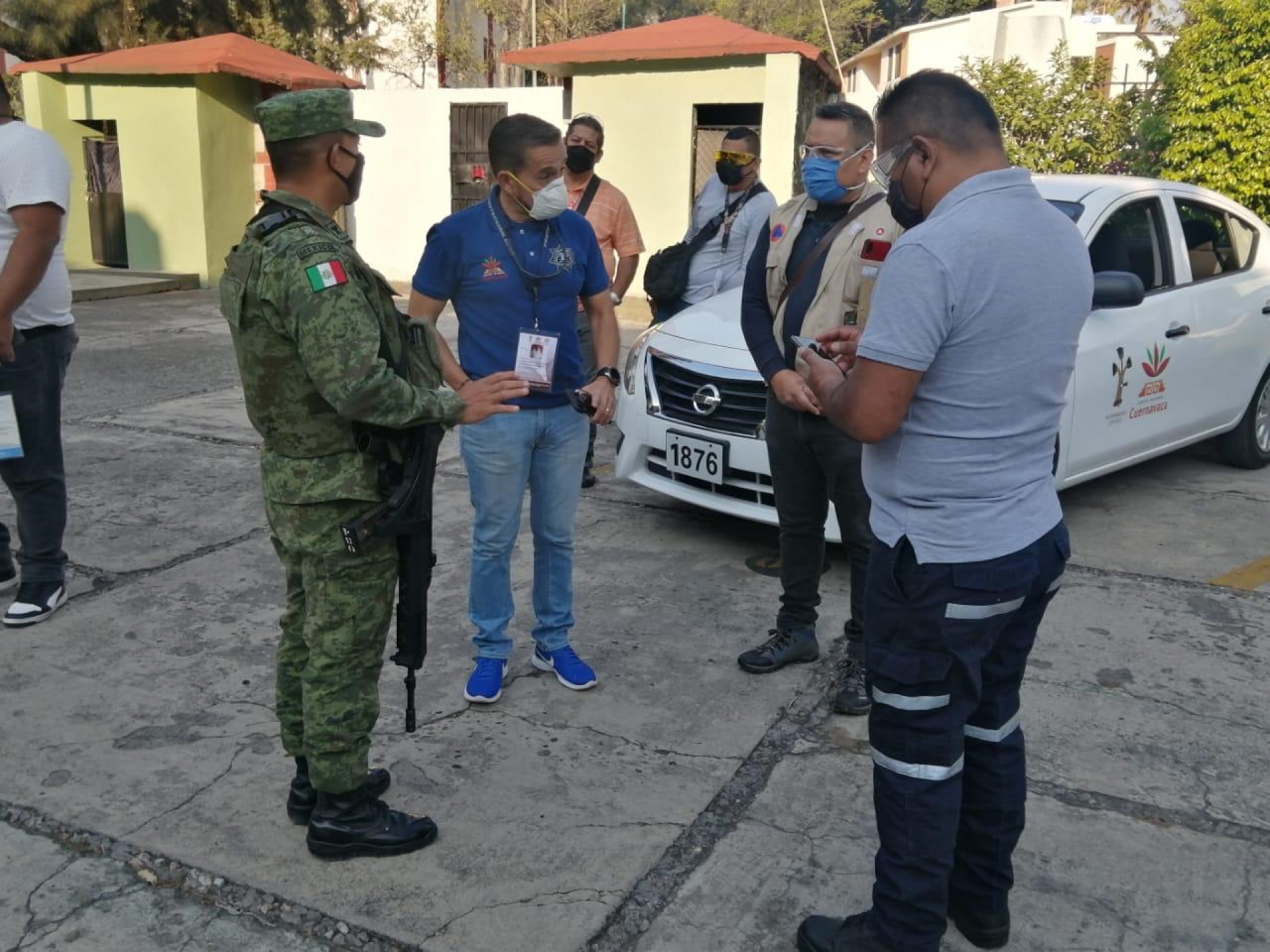 Participa la fuerza de tarea Cuernavaca en el plan macro por la seguridad, la sana distancia y el quédate en casa